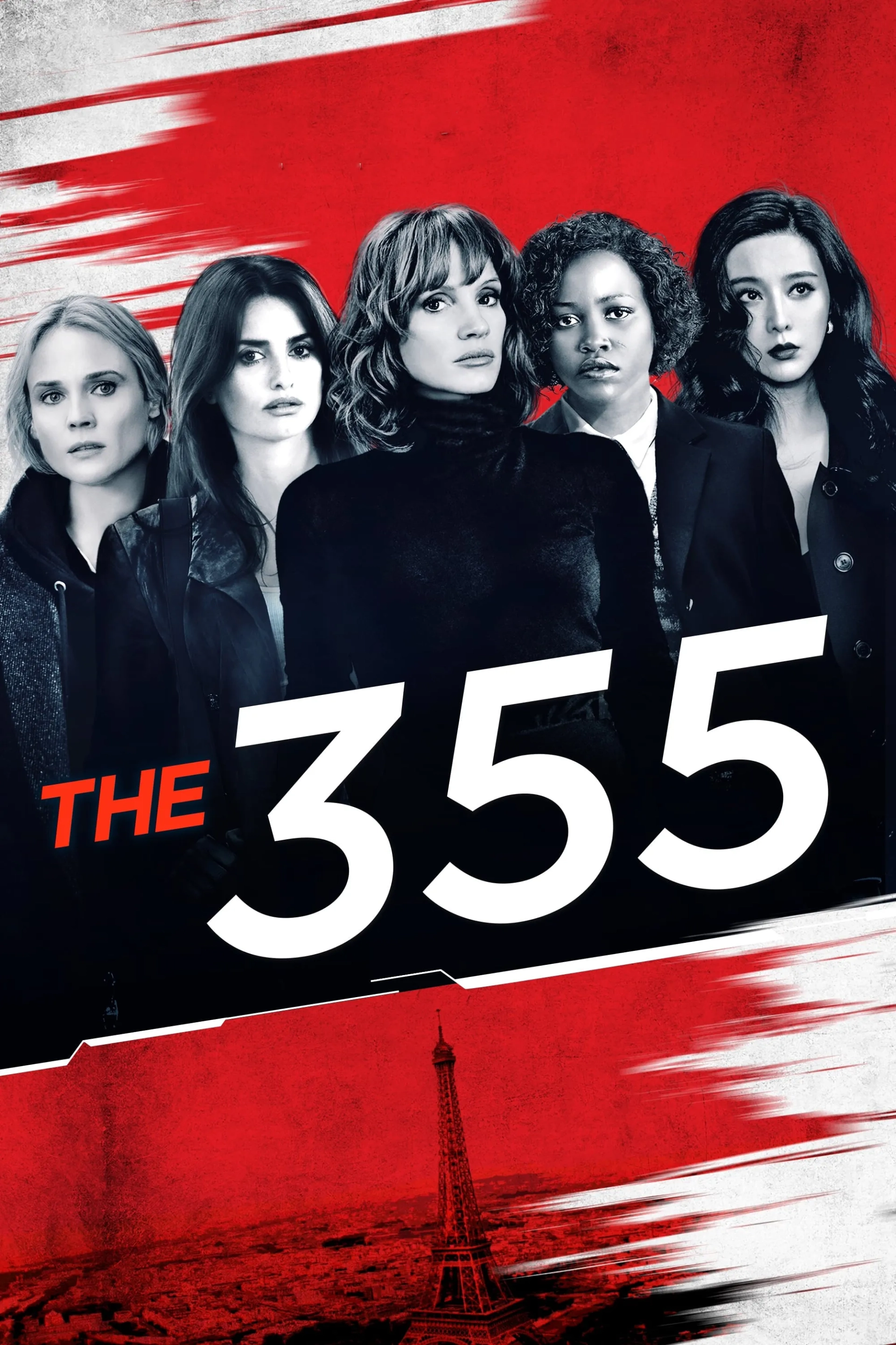 Penélope Cruz, Diane Kruger, Bingbing Fan, Jessica Chastain, and Lupita Nyong'o in The 355 (2022)