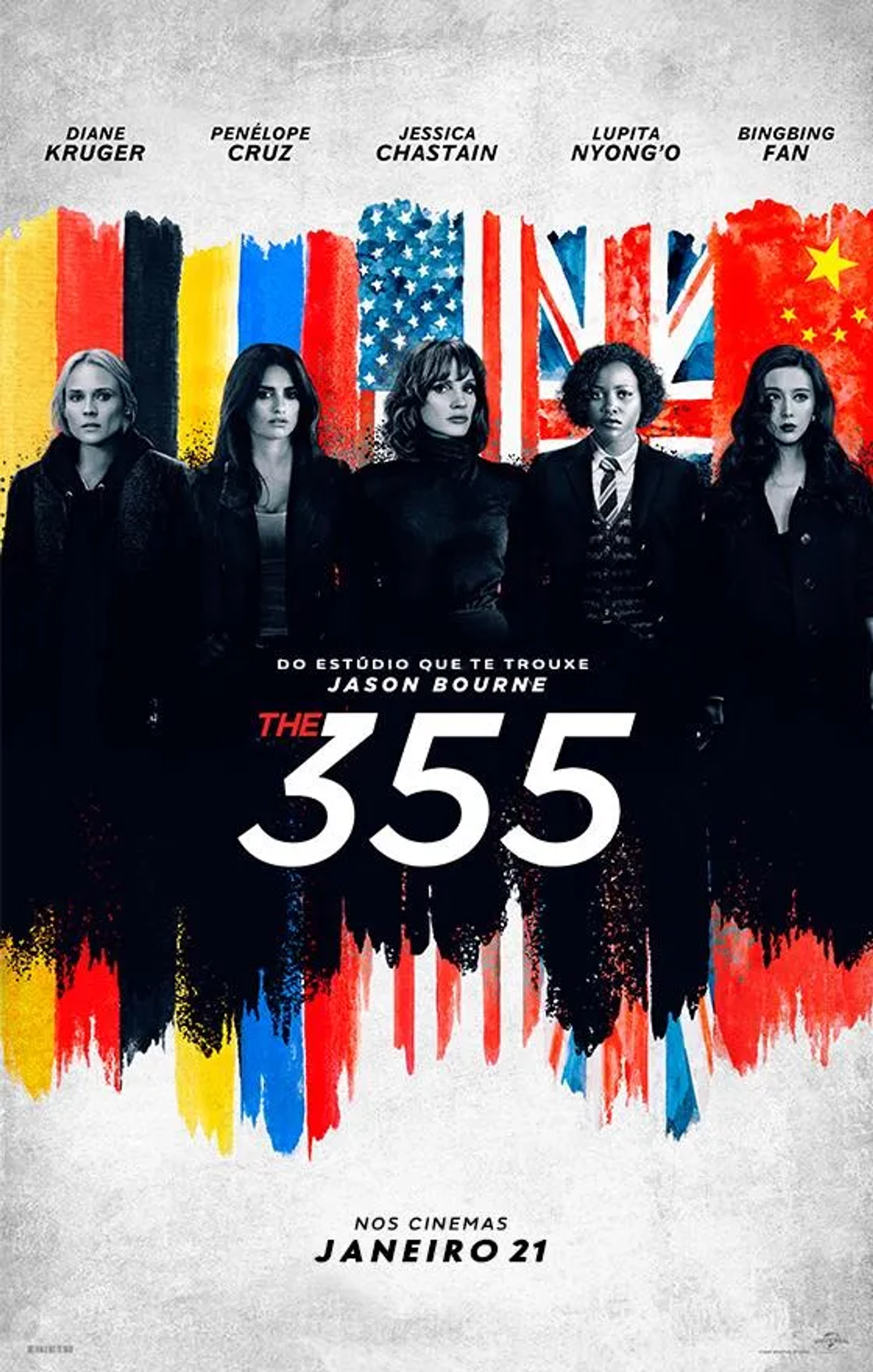 Penélope Cruz, Diane Kruger, Jessica Chastain, and Lupita Nyong'o in The 355 (2022)