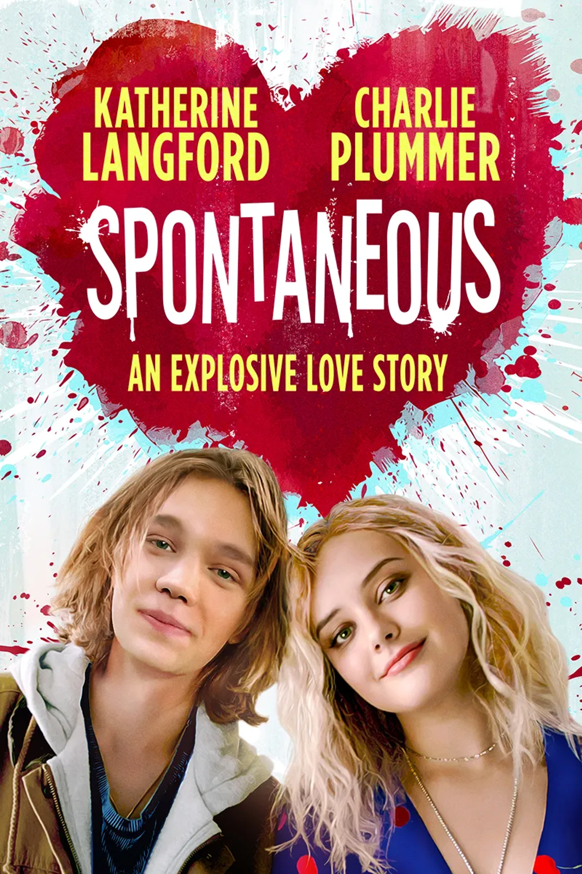 Charlie Plummer and Katherine Langford in Spontaneous (2020)