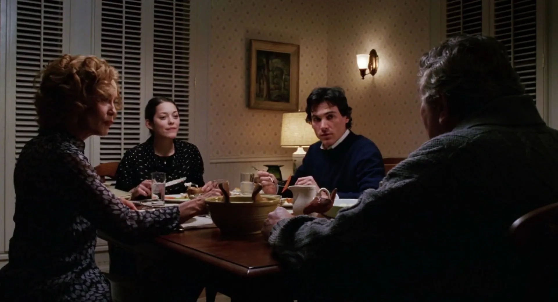 Billy Crudup, Albert Finney, Jessica Lange, and Marion Cotillard in Big Fish (2003)