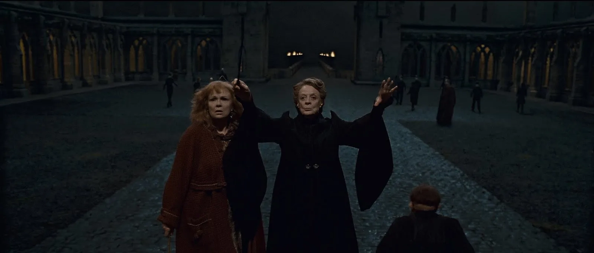 Maggie Smith and Julie Walters in Harry Potter and the Deathly Hallows: Part 2 (2011)