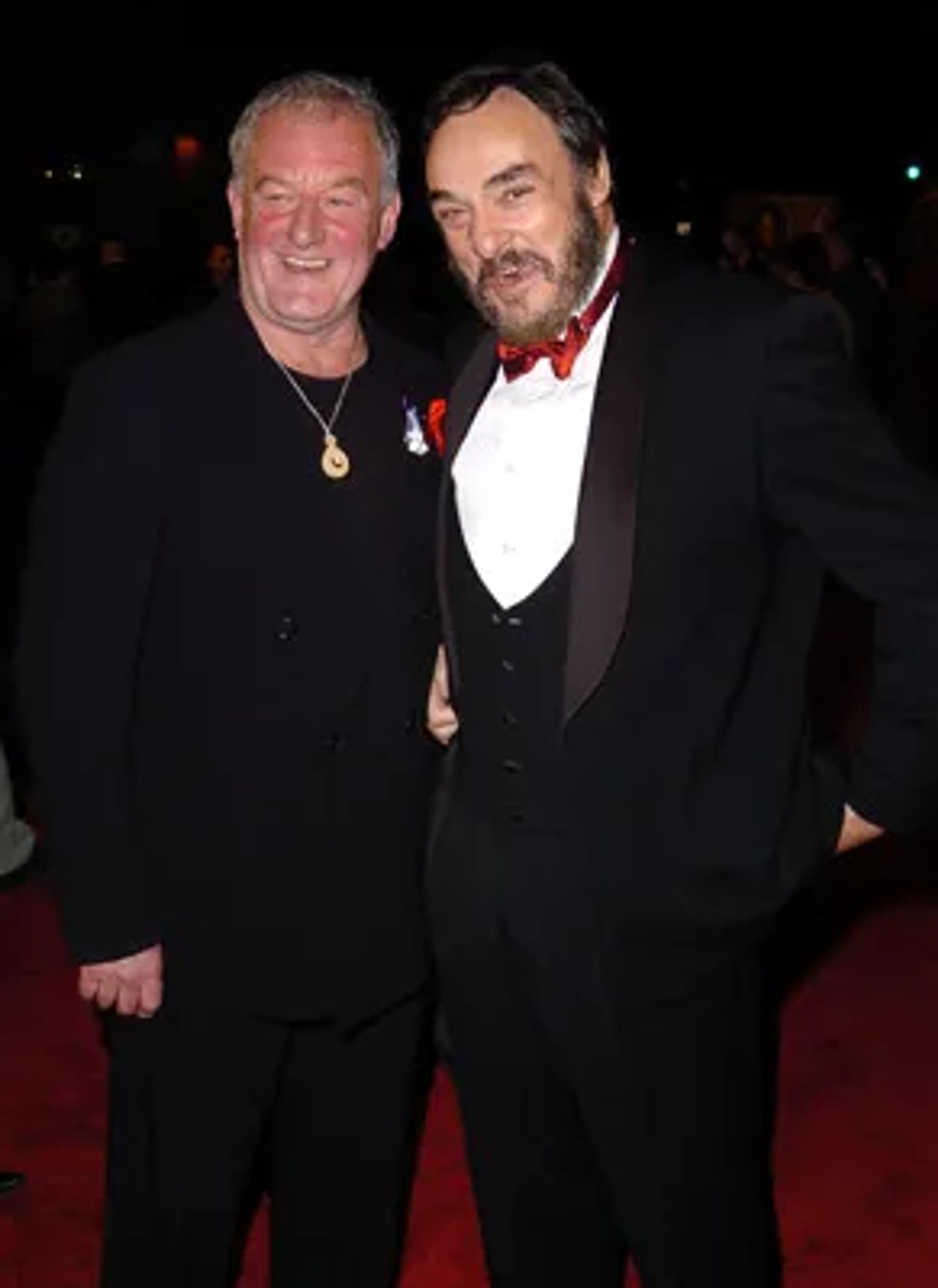 Bernard Hill and John Rhys-Davies at an event for The Lord of the Rings: The Return of the King (2003)