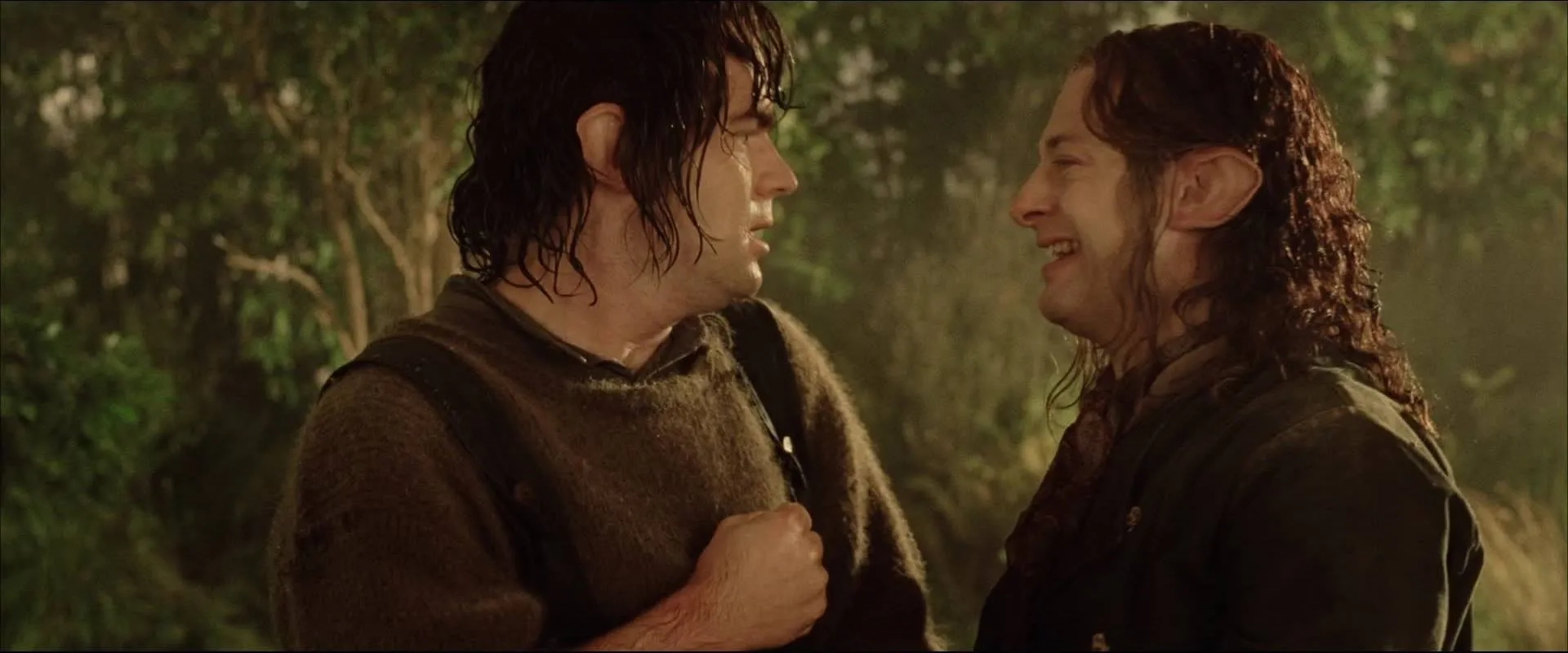 Andy Serkis and Thomas Robins in The Lord of the Rings: The Return of the King (2003)