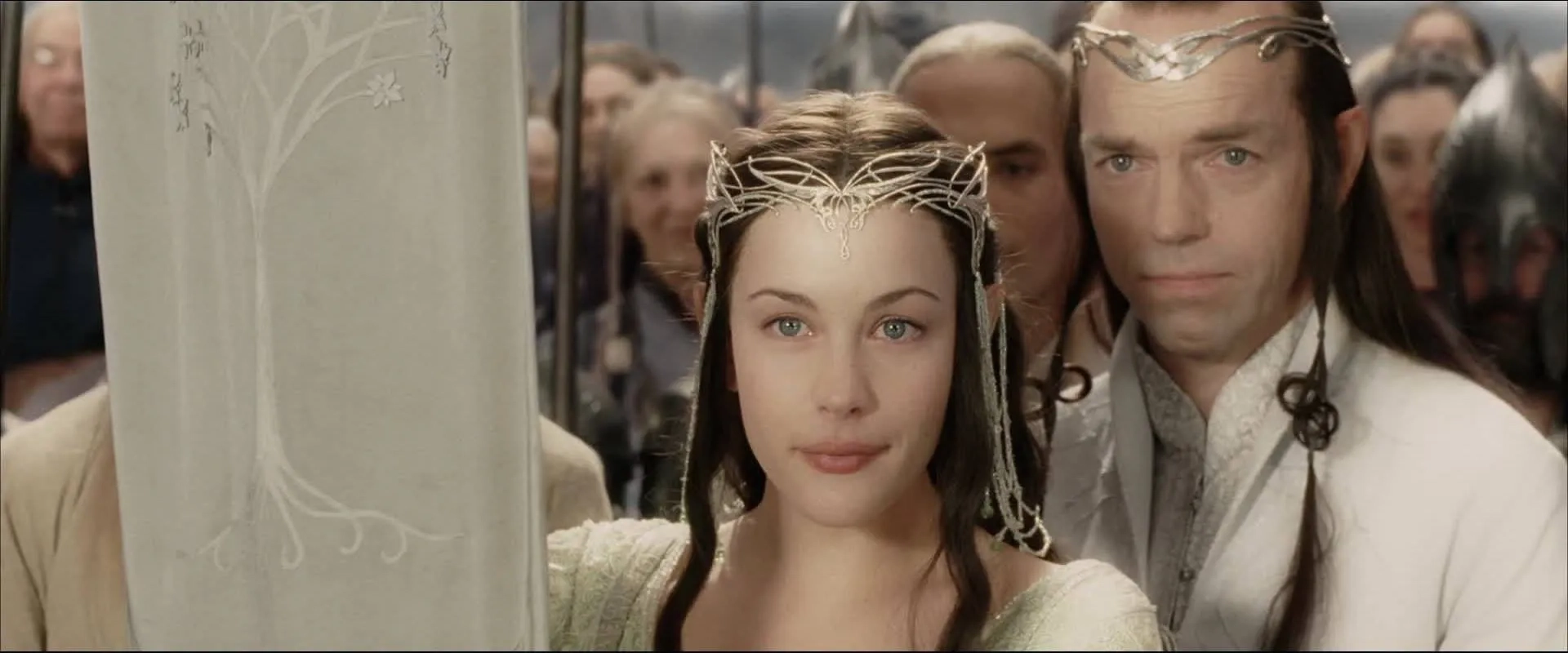 Liv Tyler and Hugo Weaving in The Lord of the Rings: The Return of the King (2003)