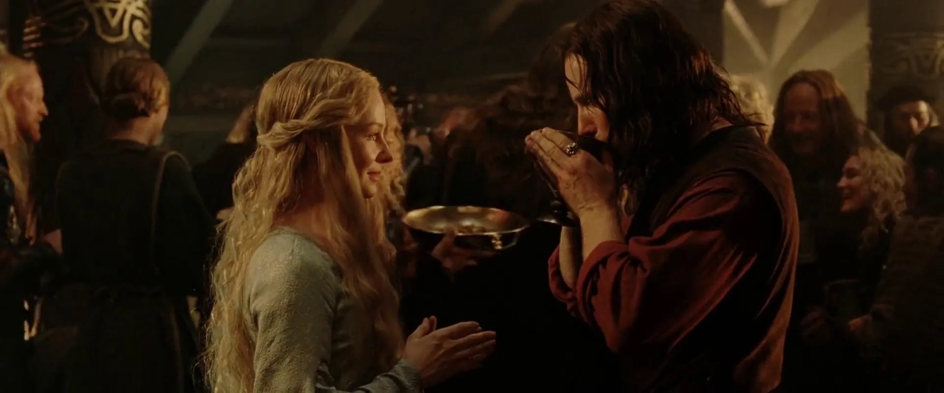 Viggo Mortensen and Miranda Otto in The Lord of the Rings: The Return of the King (2003)