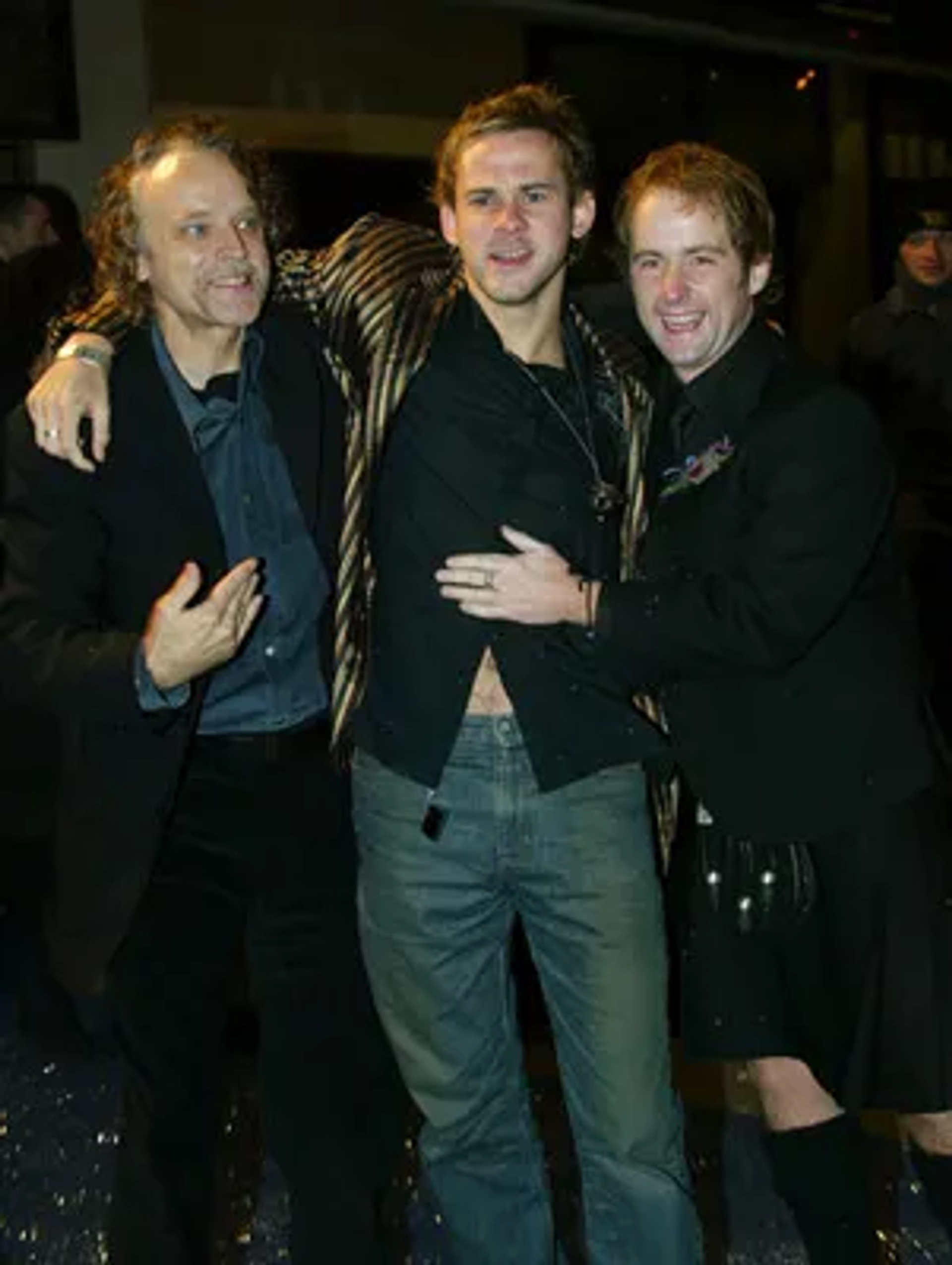 Brad Dourif, Billy Boyd, and Dominic Monaghan at an event for The Lord of the Rings: The Two Towers (2002)