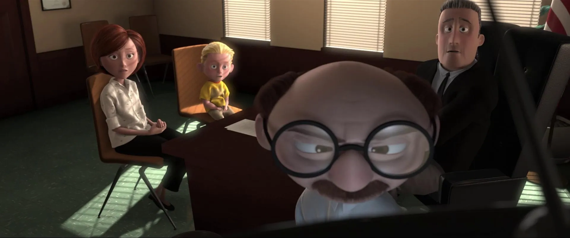Holly Hunter, Lou Romano, Spencer Fox, and Wayne Canney in The Incredibles (2004)