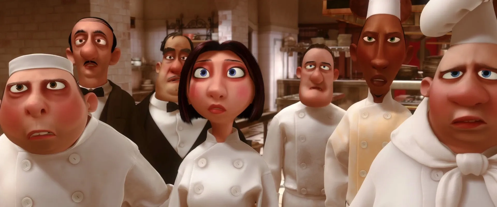 Janeane Garofalo, John Ratzenberger, James Remar, Tony Fucile, and Julius Callahan in Ratatouille (2007)