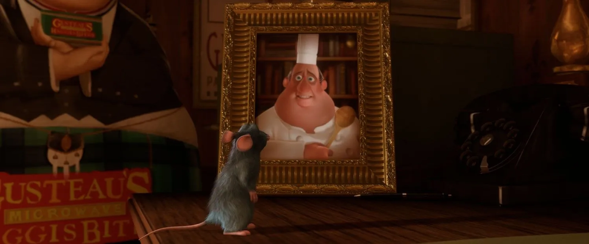 Brad Garrett and Patton Oswalt in Ratatouille (2007)