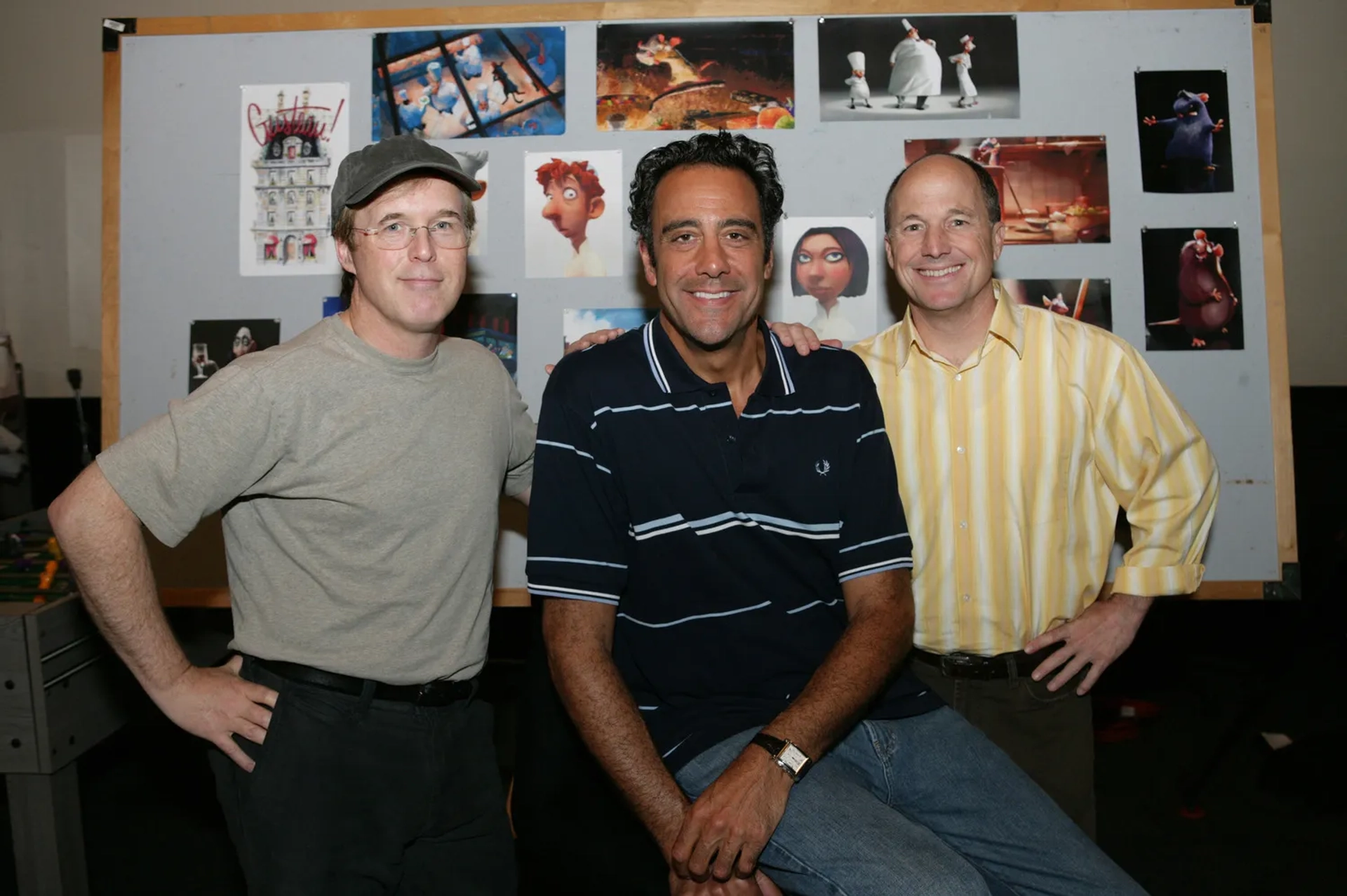 Brad Garrett, Brad Bird, and Bradford Lewis in Ratatouille (2007)