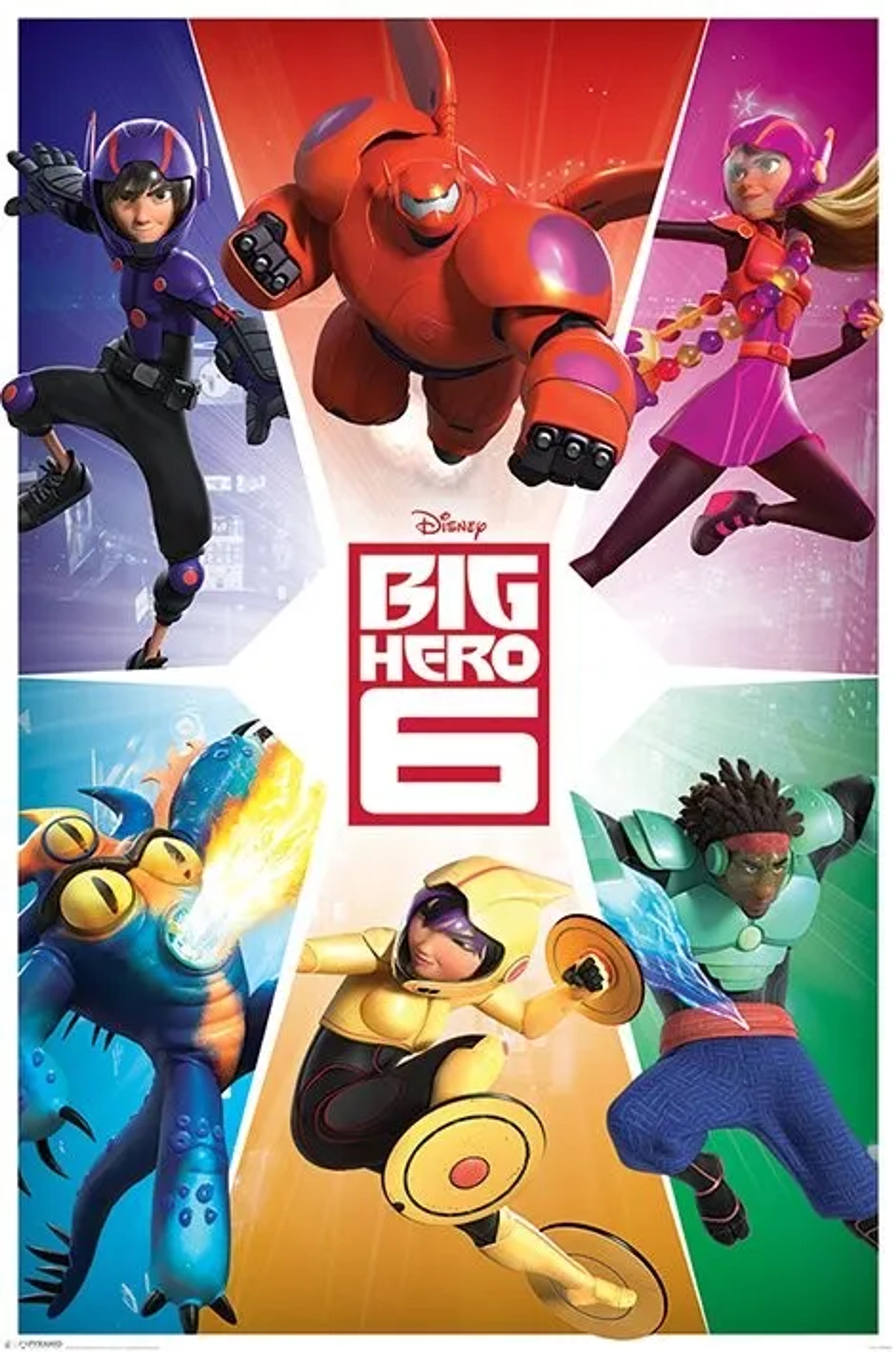 Scott Adsit, Damon Wayans Jr., Genesis Rodriguez, Jamie Chung, T.J. Miller, and Ryan Potter in Big Hero 6 (2014)