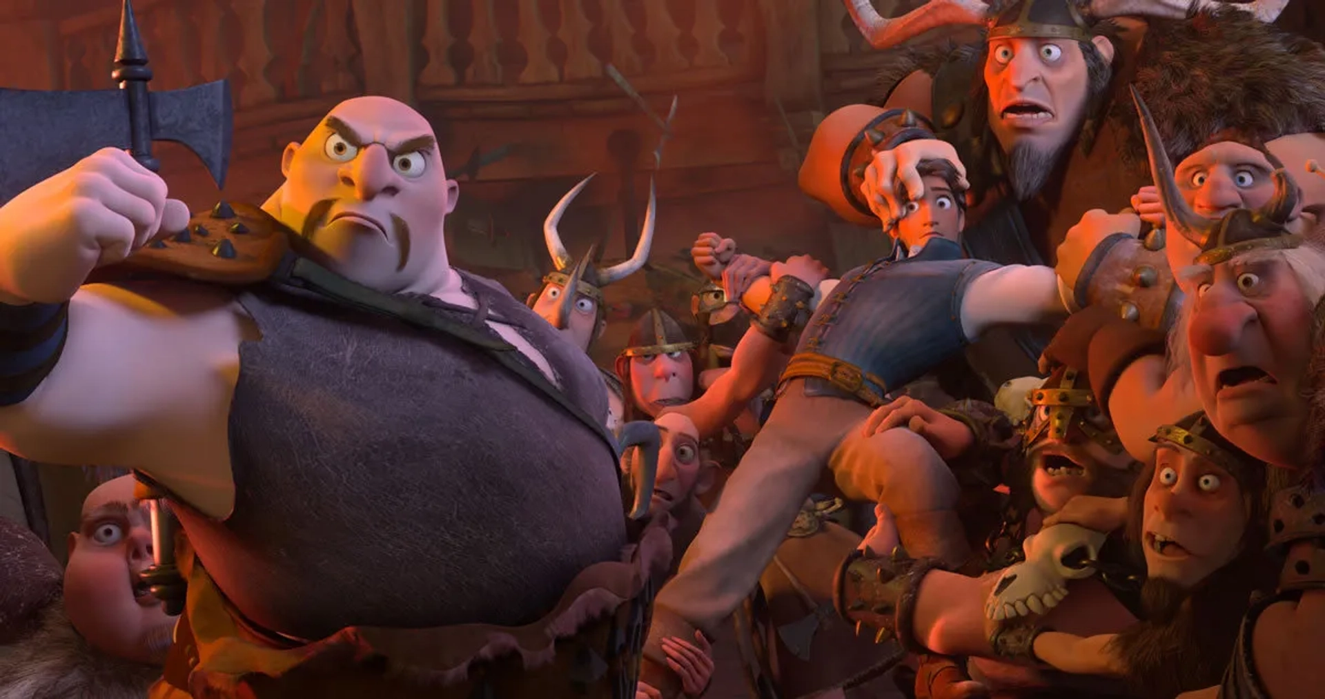 Richard Kiel, Brad Garrett, and Zachary Levi in Tangled (2010)