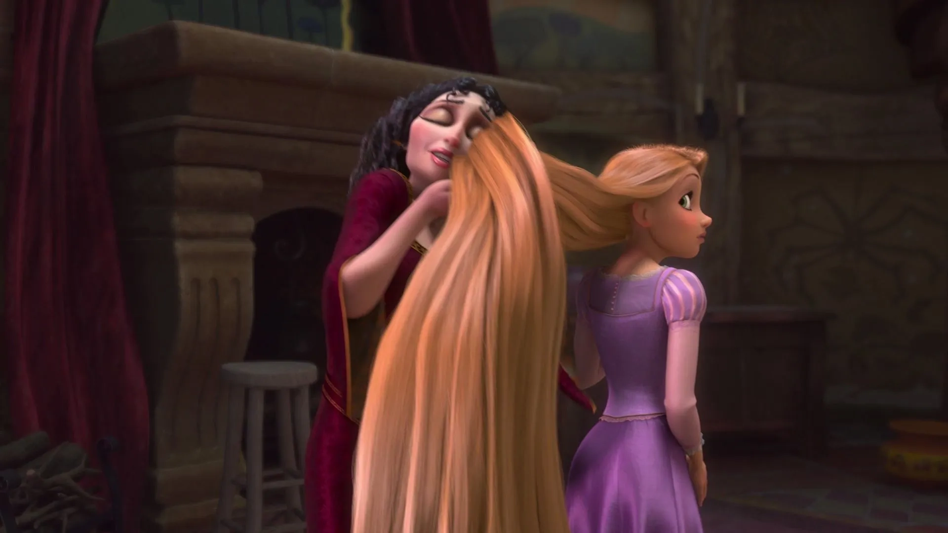 Mandy Moore and Donna Murphy in Tangled (2010)