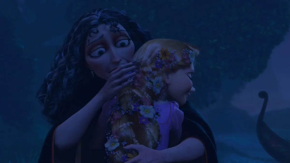 Mandy Moore and Donna Murphy in Tangled (2010)