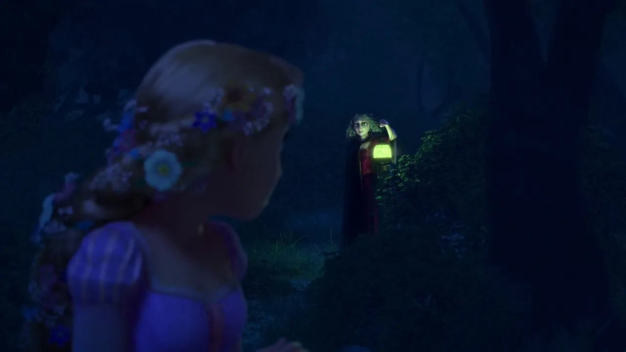 Mandy Moore and Donna Murphy in Tangled (2010)
