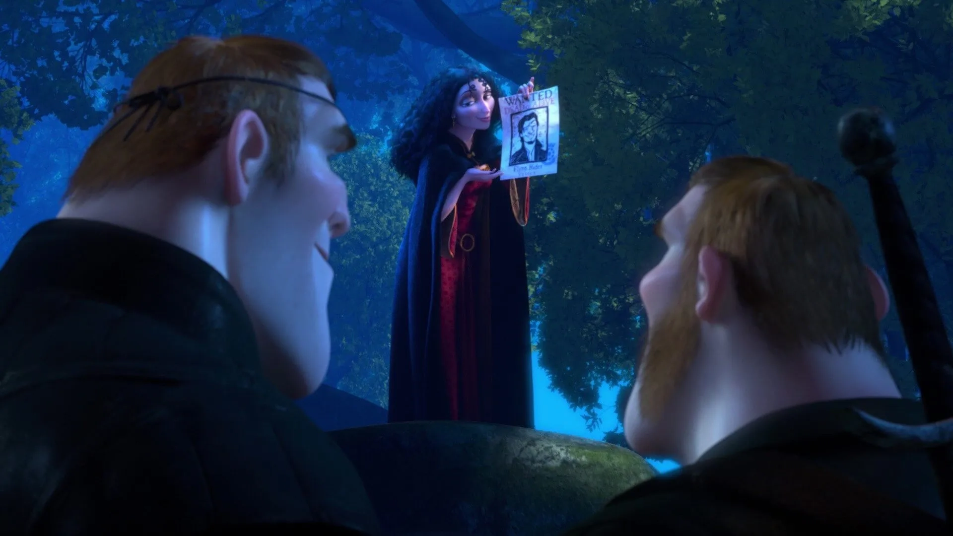 Ron Perlman, John DiMaggio, and Donna Murphy in Tangled (2010)