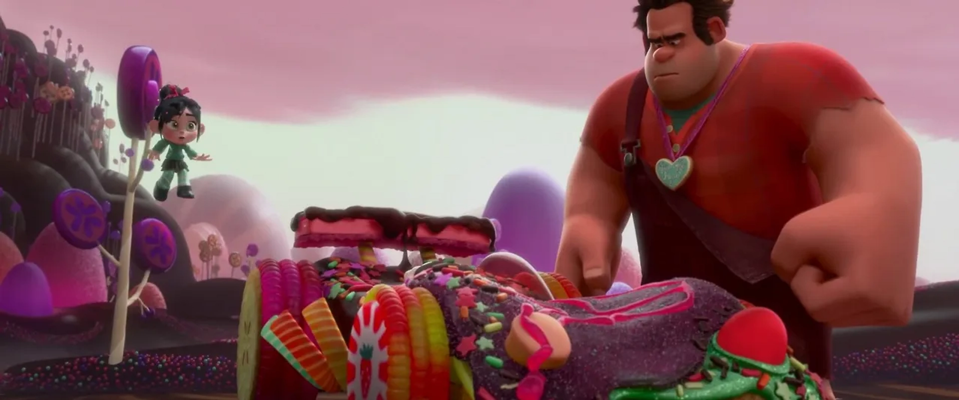 John C. Reilly and Sarah Silverman in Wreck-It Ralph (2012)