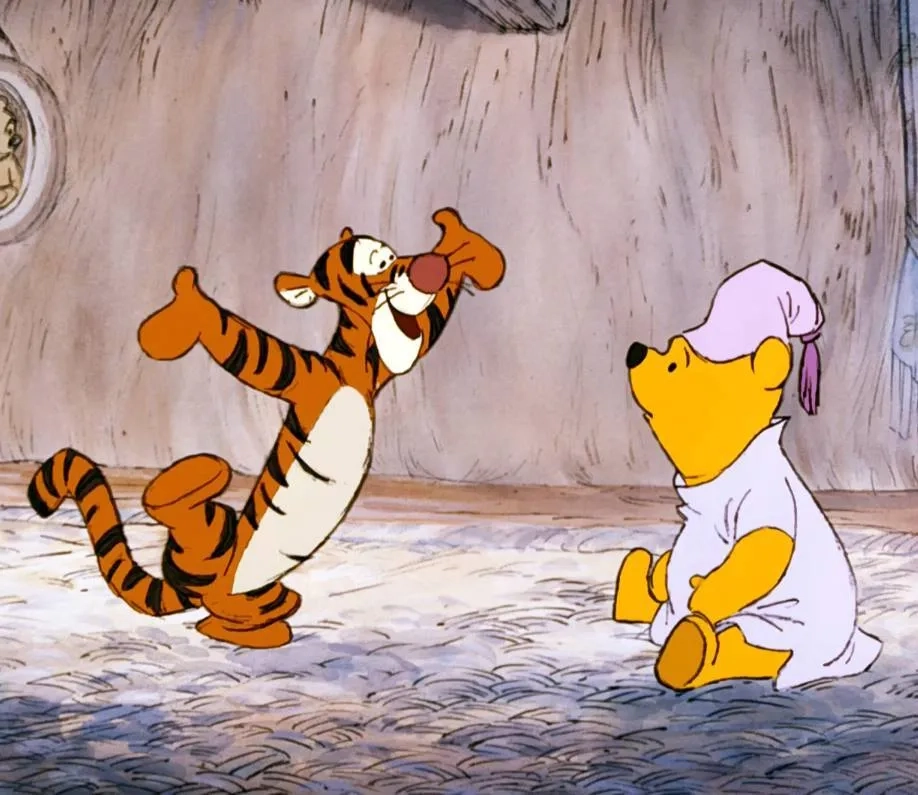 Sterling Holloway and Paul Winchell in Winnie the Pooh and the Blustery Day (1968)