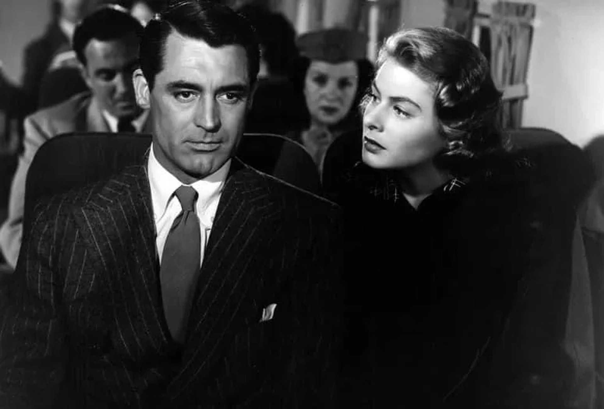 Ingrid Bergman and Cary Grant in Notorious (1946)