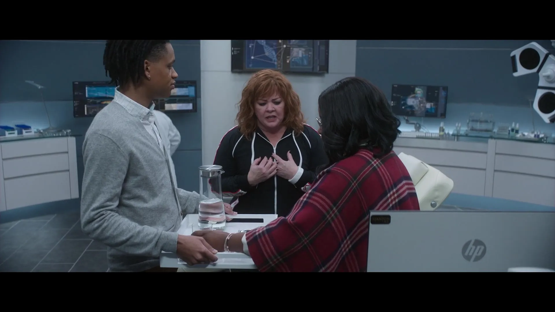 Melissa McCarthy, Octavia Spencer, and Tyrel Jackson Williams in Thunder Force (2021)