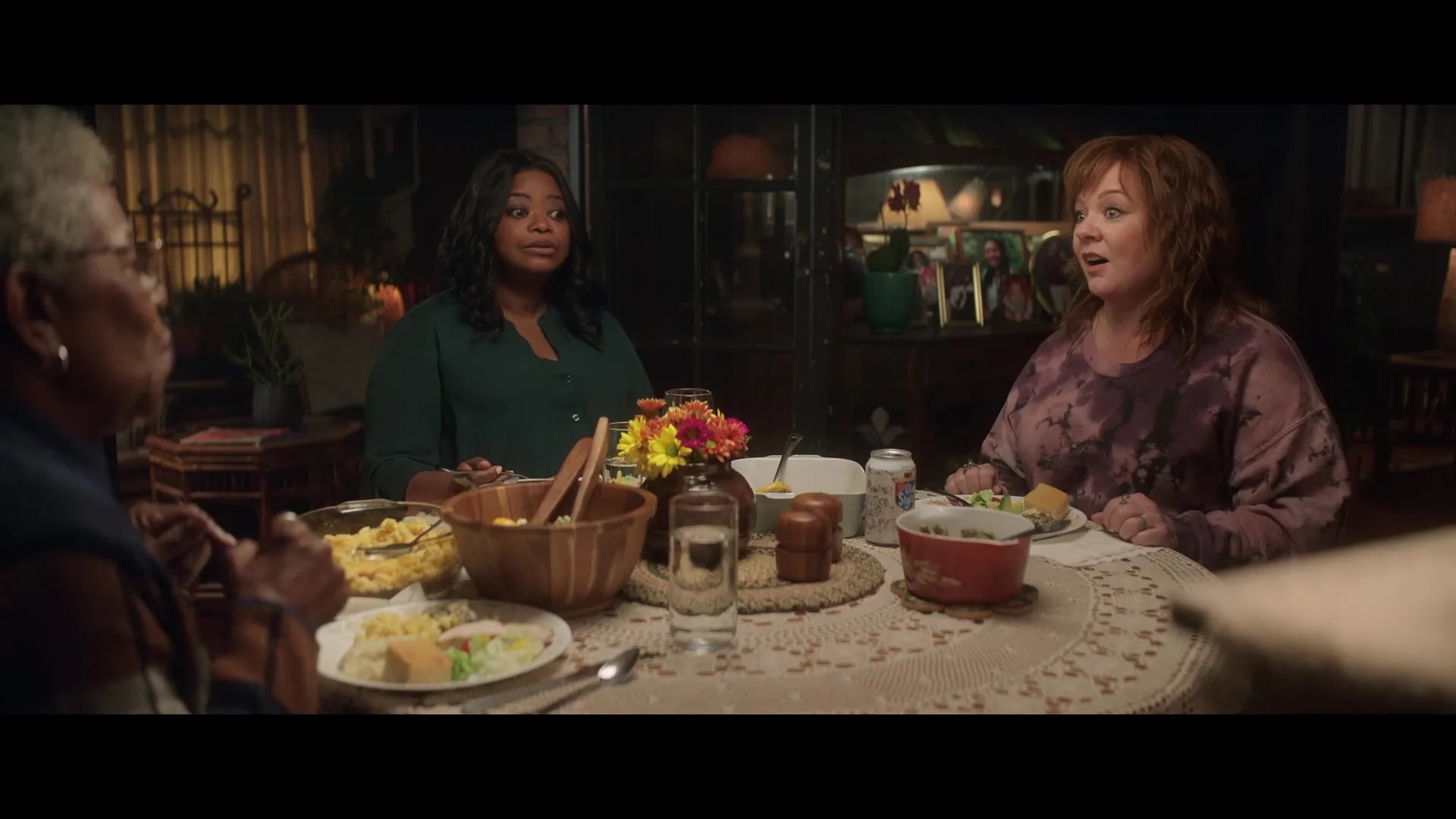 Marcella Lowery, Melissa McCarthy, and Octavia Spencer in Thunder Force (2021)