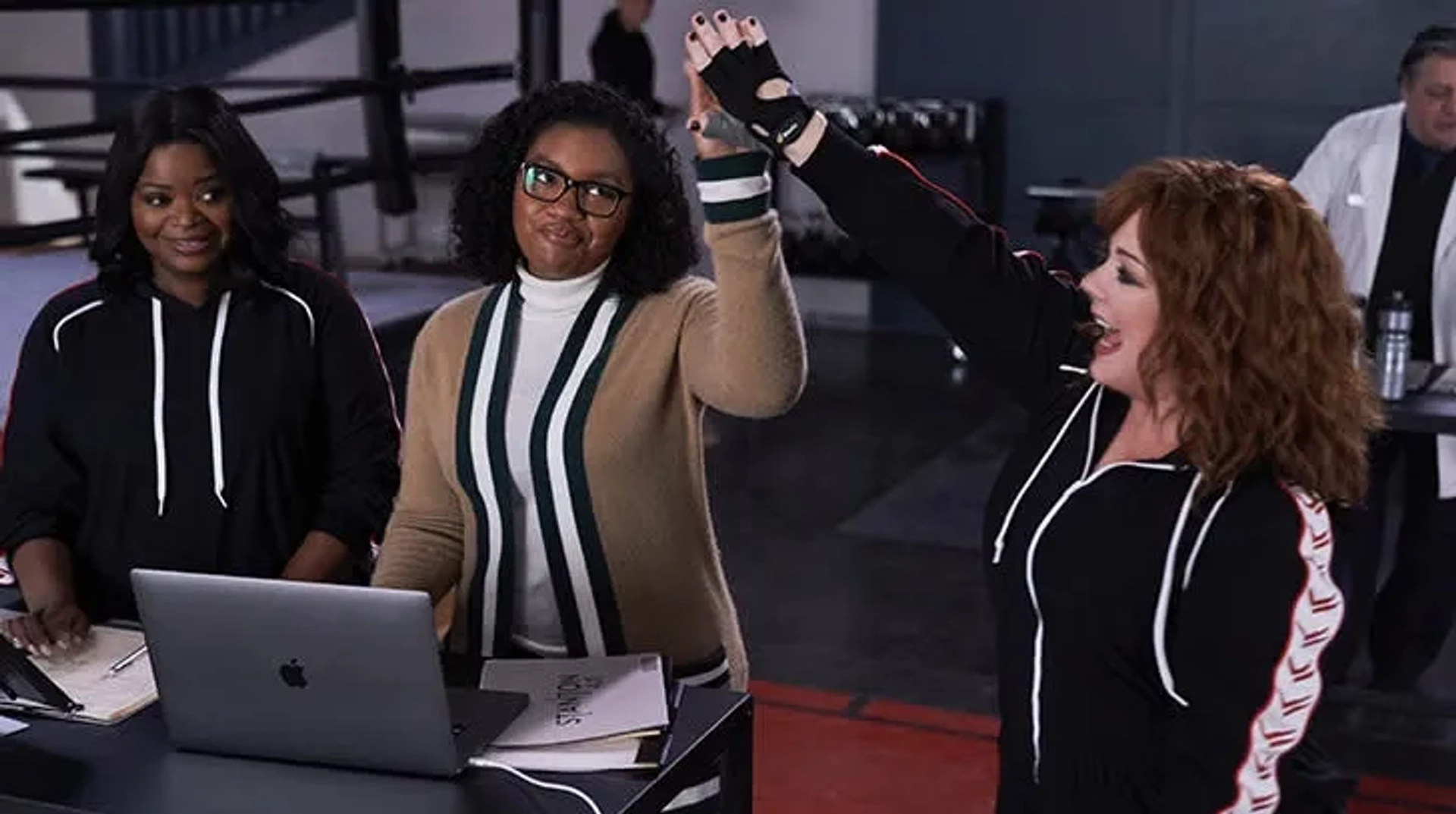 Melissa McCarthy, Octavia Spencer, and Taylor Mosby in Thunder Force (2021)