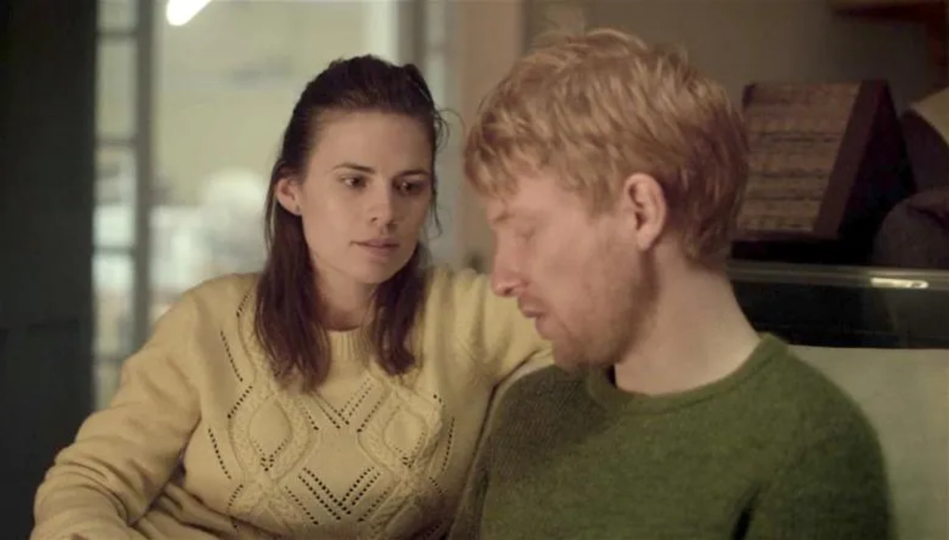 Domhnall Gleeson and Hayley Atwell in Black Mirror (2011)