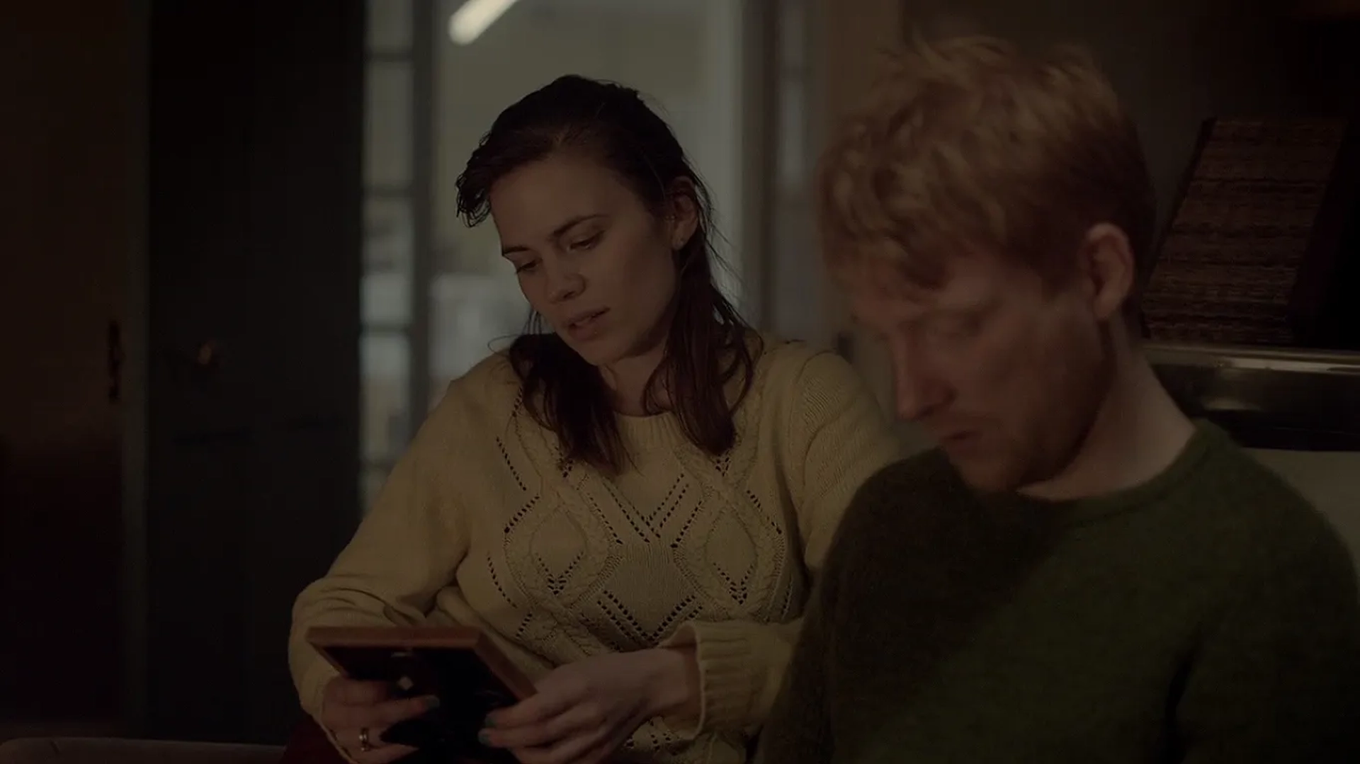 Domhnall Gleeson and Hayley Atwell in Black Mirror (2011)