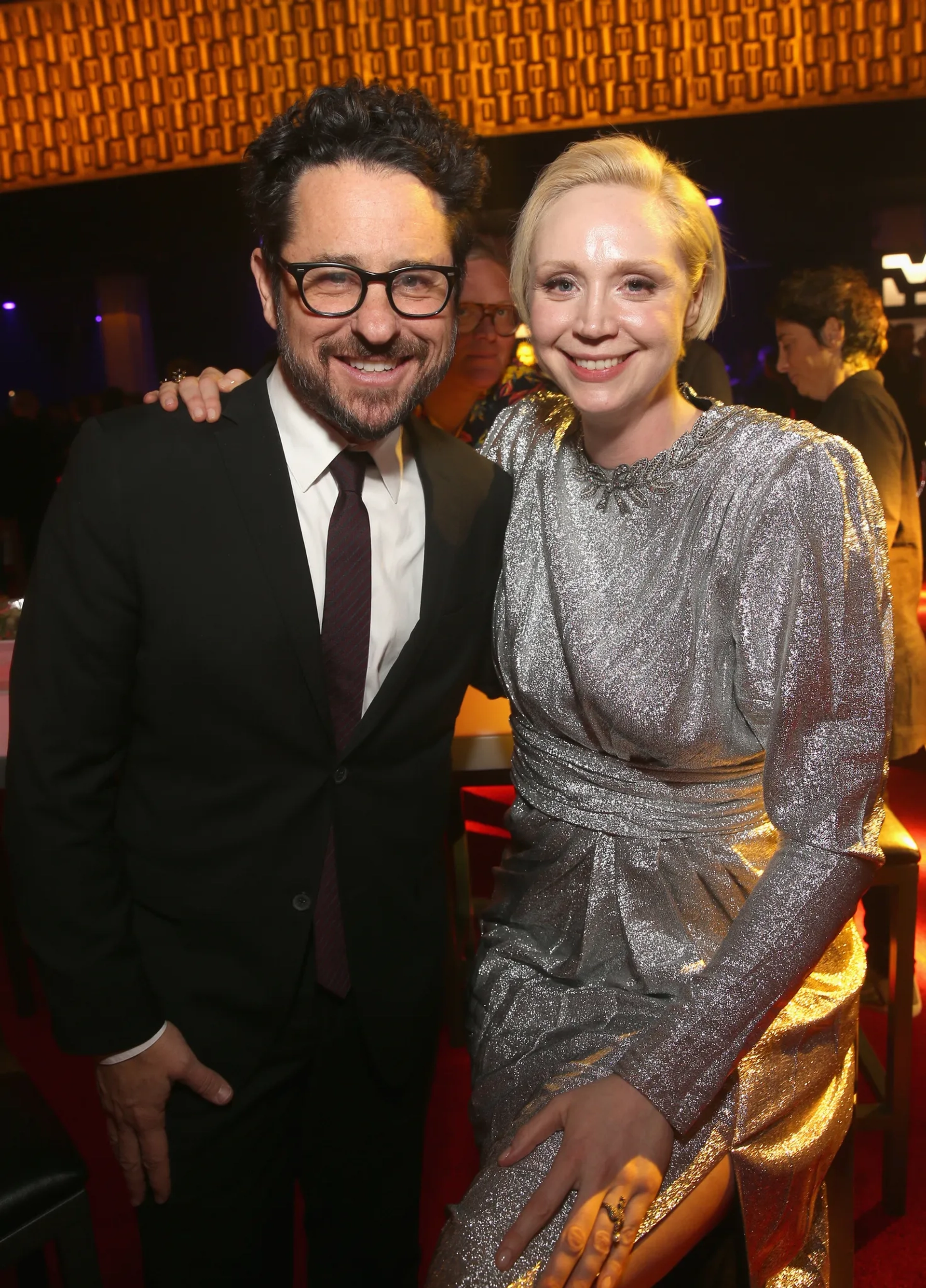 J.J. Abrams and Gwendoline Christie at an event for Star Wars: Episode VIII - The Last Jedi (2017)