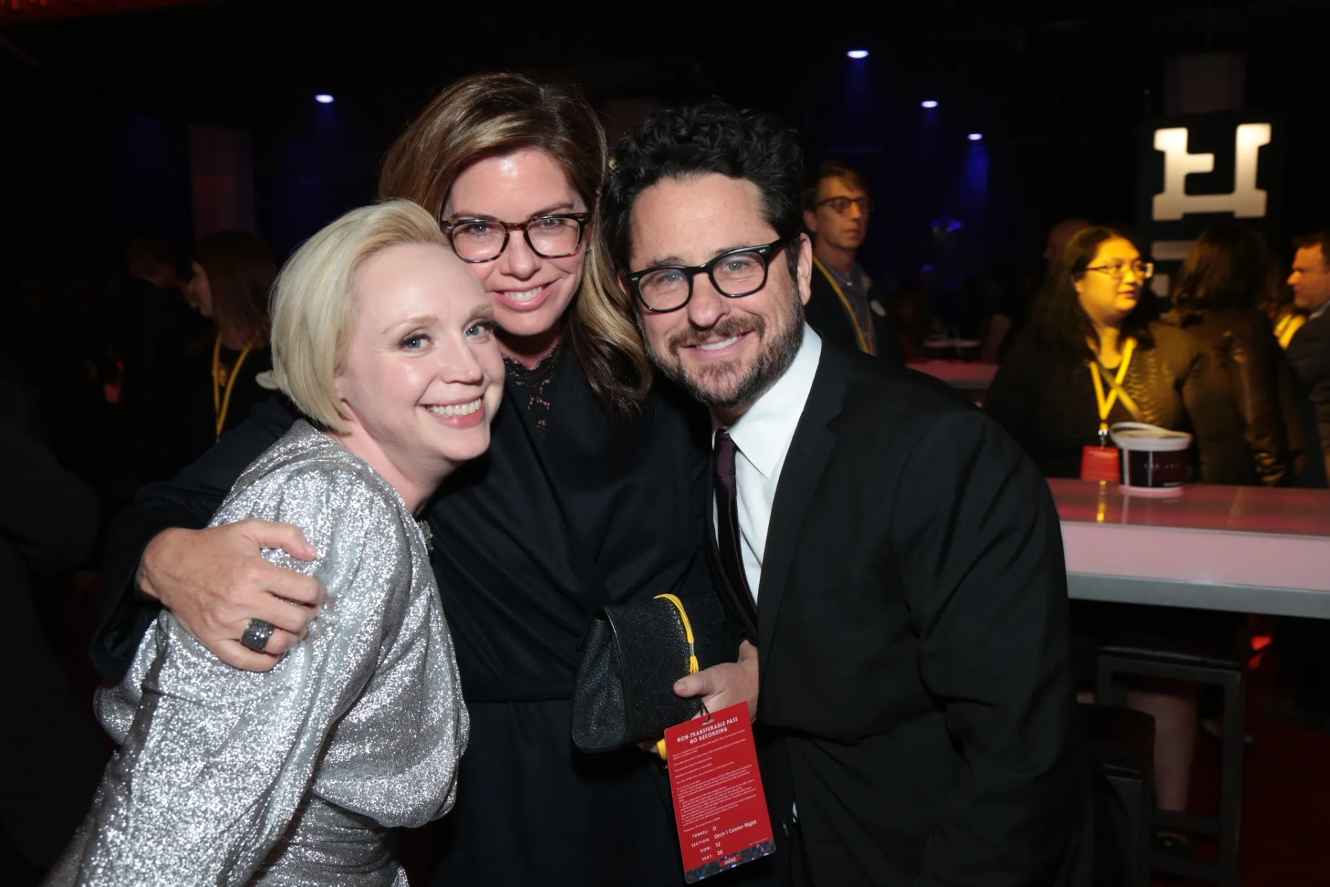 J.J. Abrams, Gwendoline Christie, and Katie McGrath at an event for Star Wars: Episode VIII - The Last Jedi (2017)