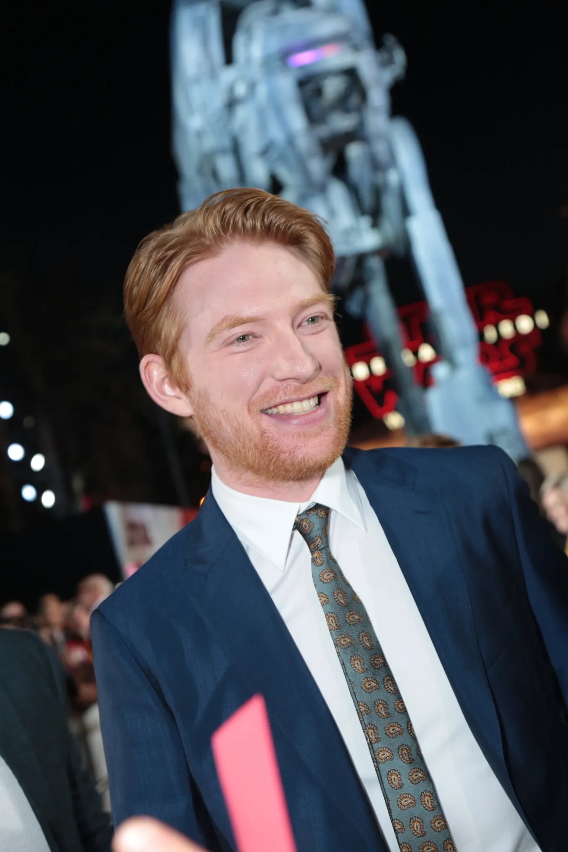 Domhnall Gleeson at an event for Star Wars: Episode VIII - The Last Jedi (2017)