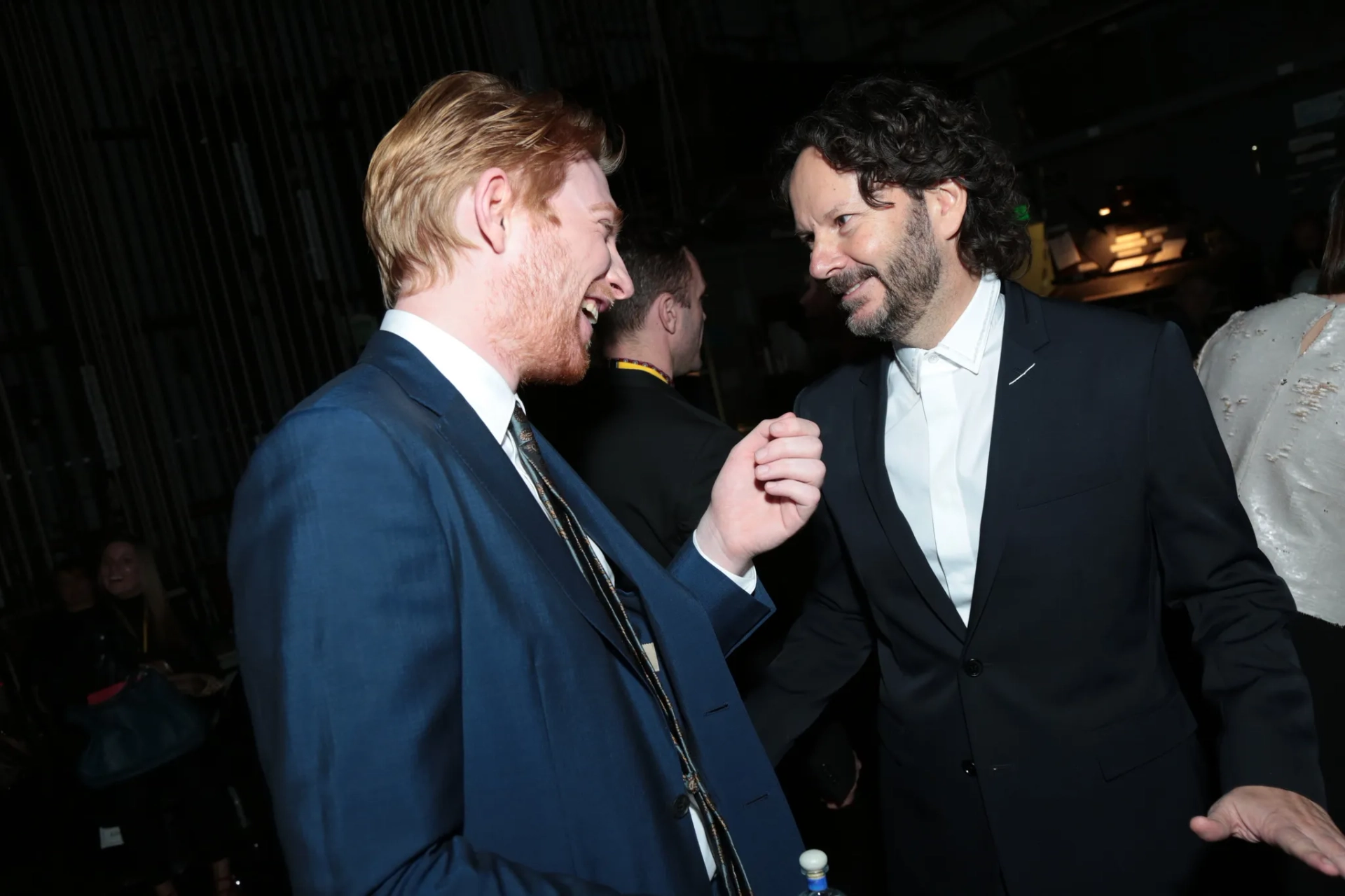 Ram Bergman and Domhnall Gleeson at an event for Star Wars: Episode VIII - The Last Jedi (2017)