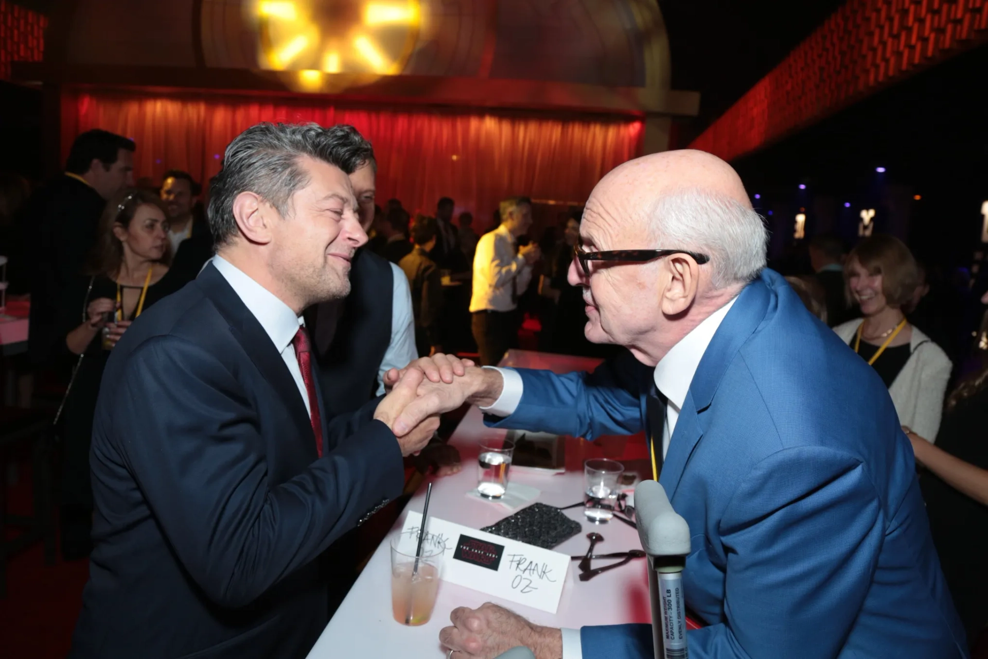 Frank Oz and Andy Serkis at an event for Star Wars: Episode VIII - The Last Jedi (2017)