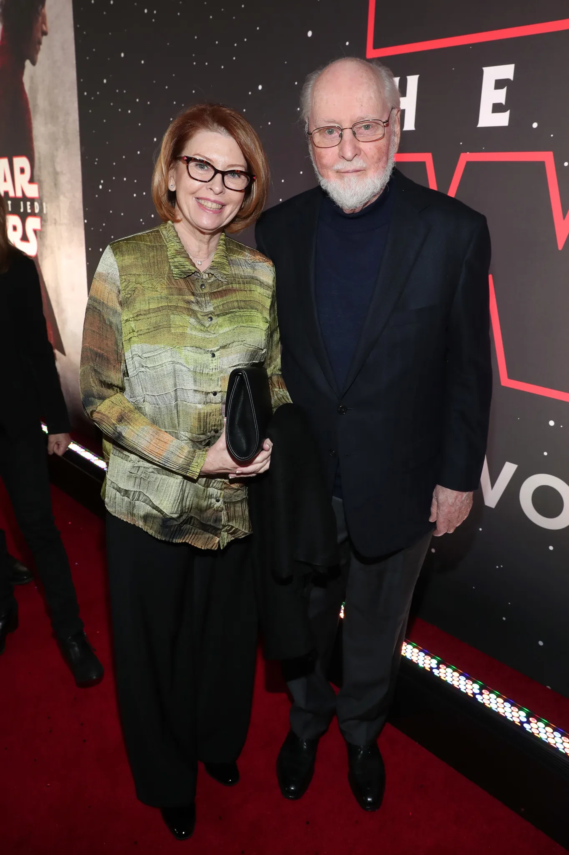 John Williams and Samantha Winslow at an event for Star Wars: Episode VIII - The Last Jedi (2017)