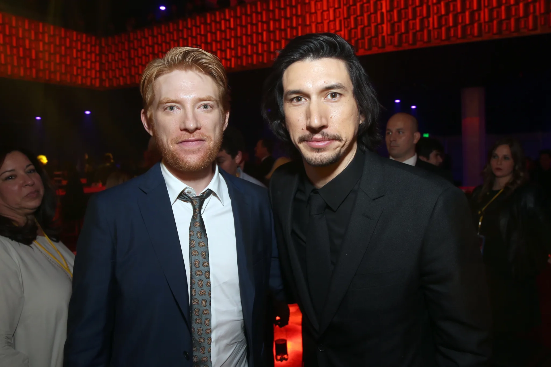 Domhnall Gleeson and Adam Driver at an event for Star Wars: Episode VIII - The Last Jedi (2017)