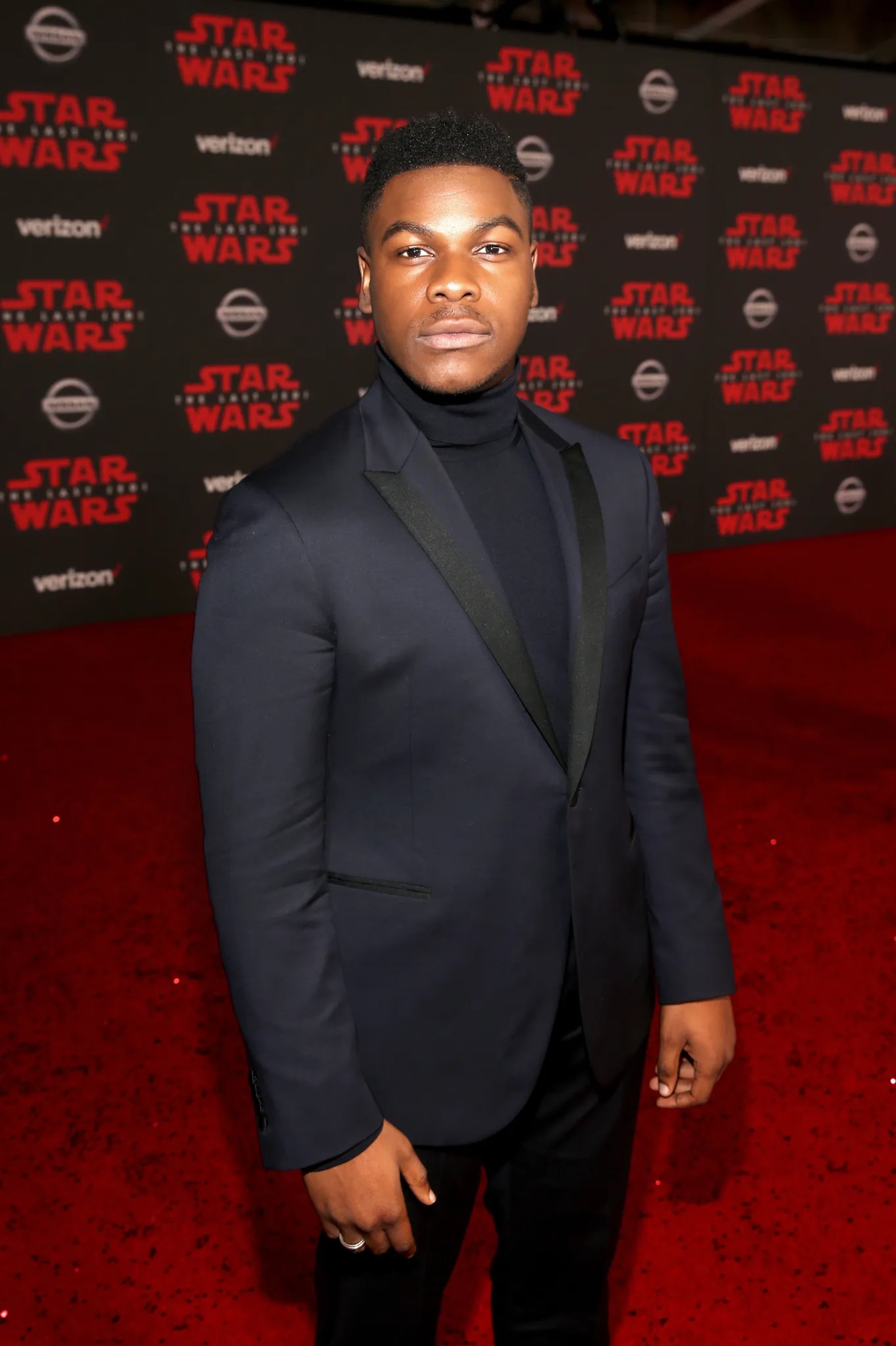 John Boyega at an event for Star Wars: Episode VIII - The Last Jedi (2017)