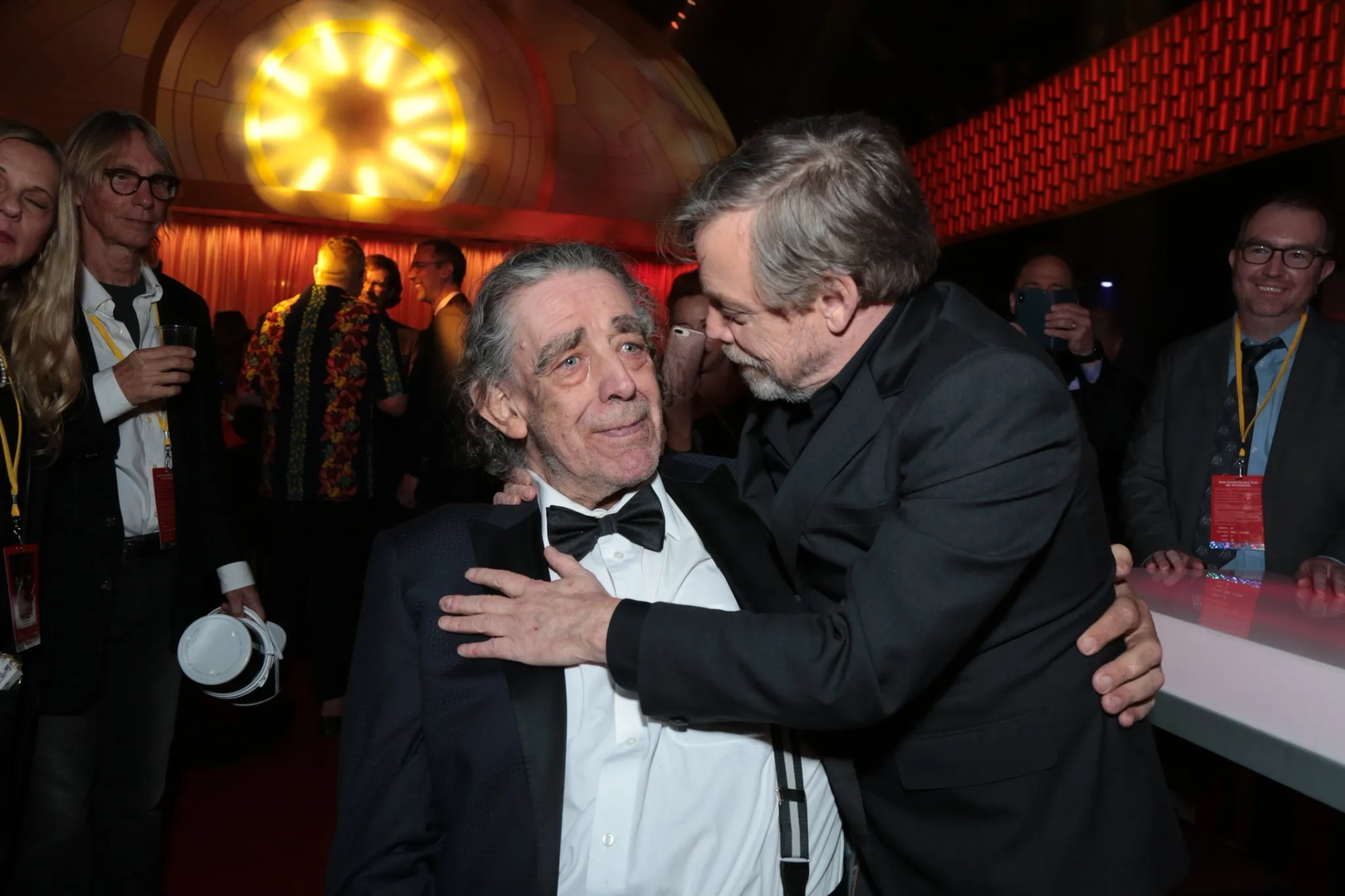 Mark Hamill and Peter Mayhew at an event for Star Wars: Episode VIII - The Last Jedi (2017)