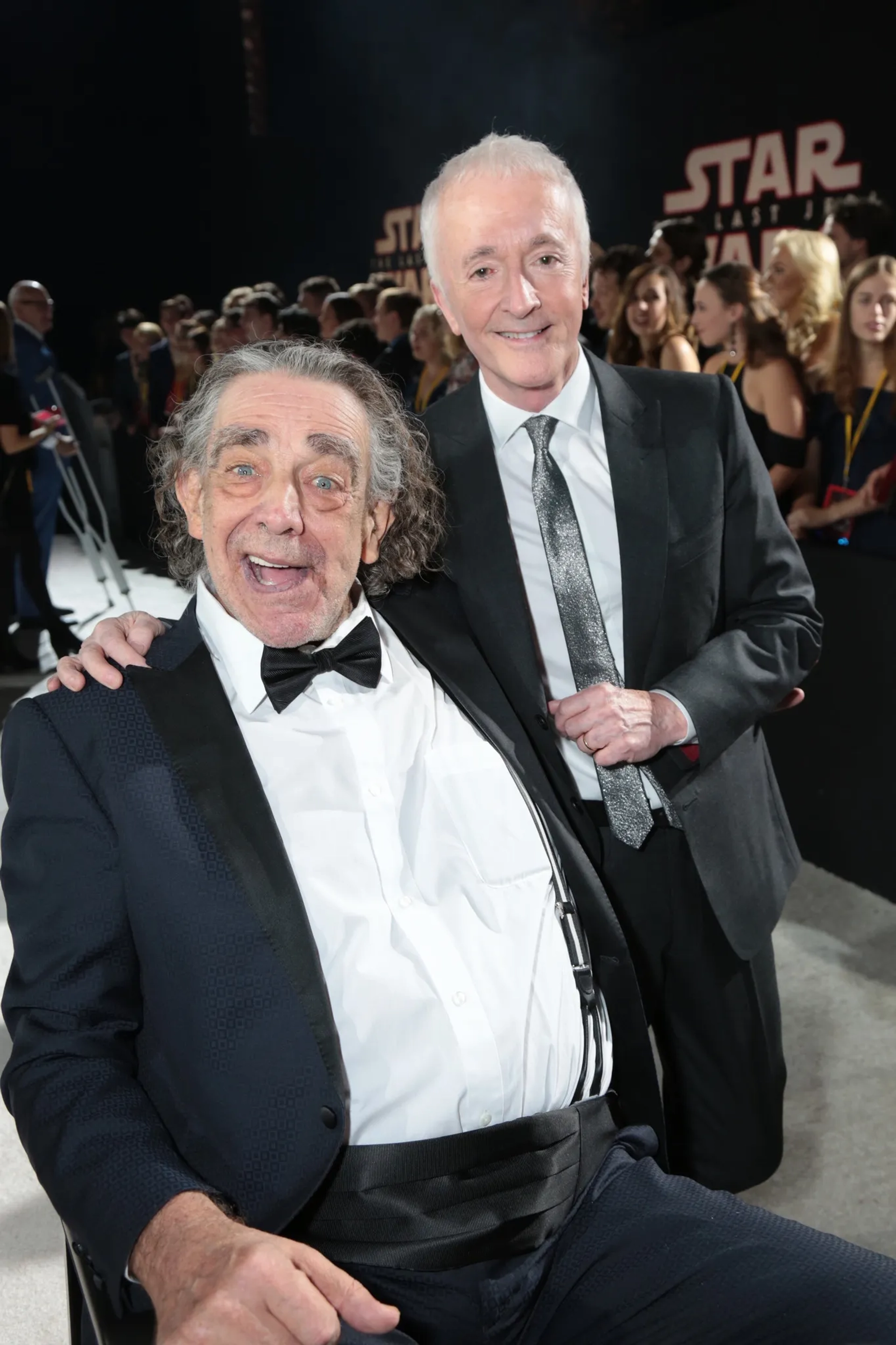 Anthony Daniels and Peter Mayhew at an event for Star Wars: Episode VIII - The Last Jedi (2017)