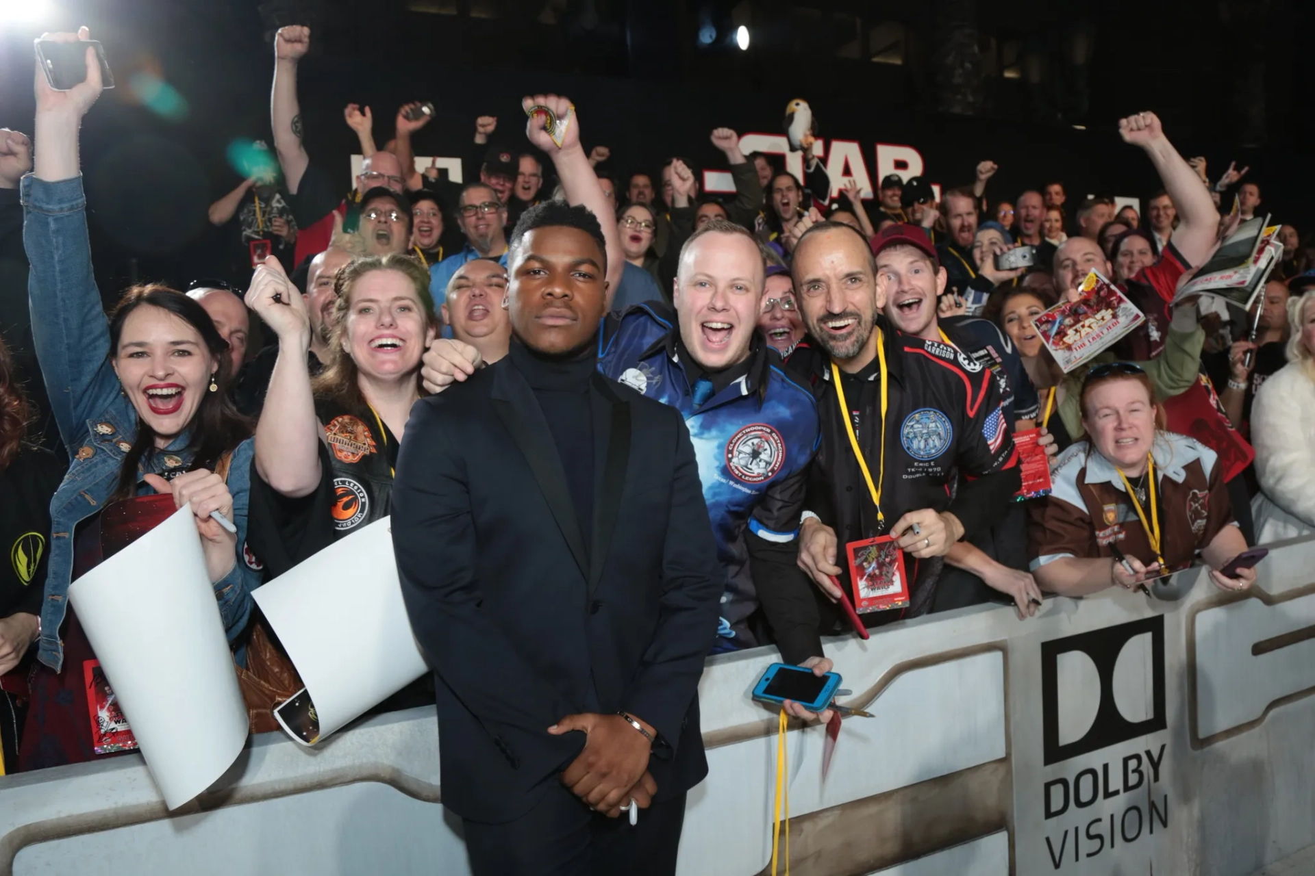 John Boyega at an event for Star Wars: Episode VIII - The Last Jedi (2017)