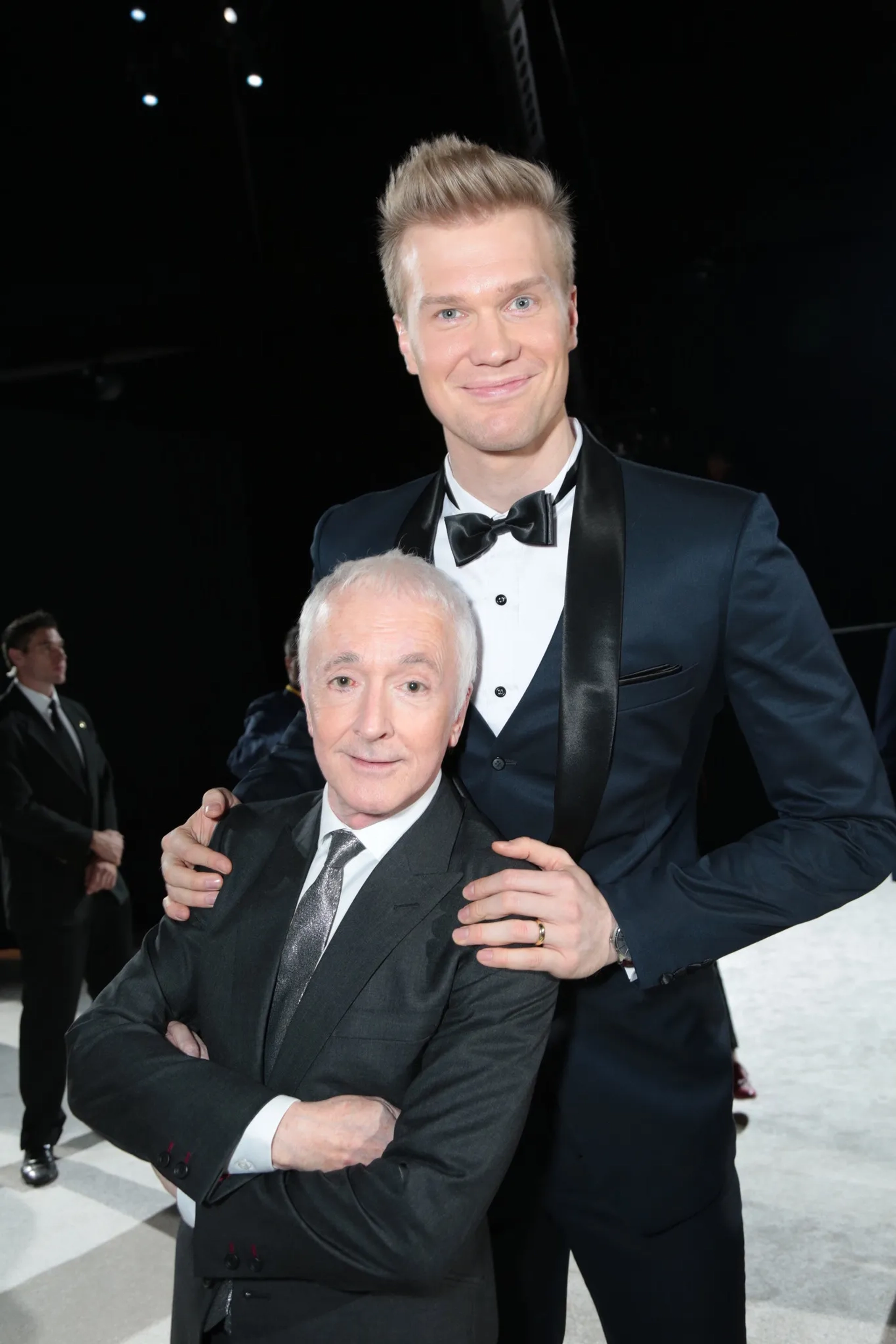 Anthony Daniels and Joonas Suotamo at an event for Star Wars: Episode VIII - The Last Jedi (2017)