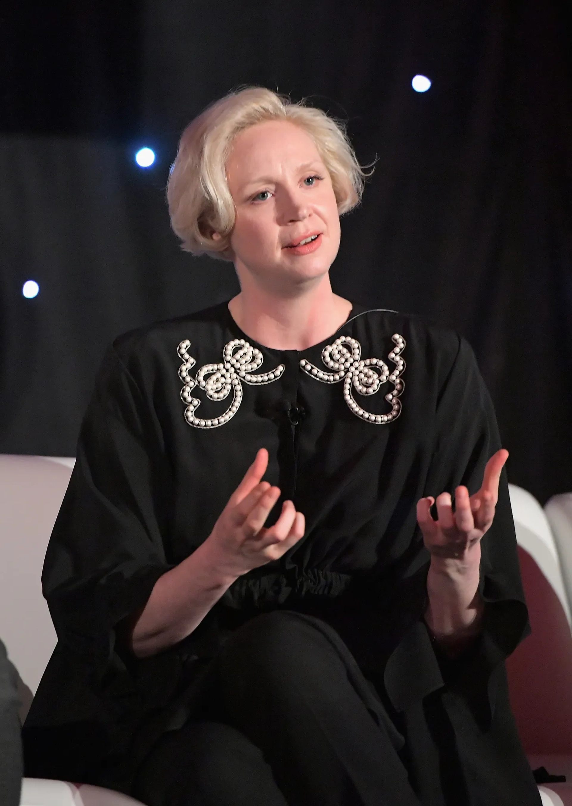 Gwendoline Christie at an event for Star Wars: Episode VIII - The Last Jedi (2017)