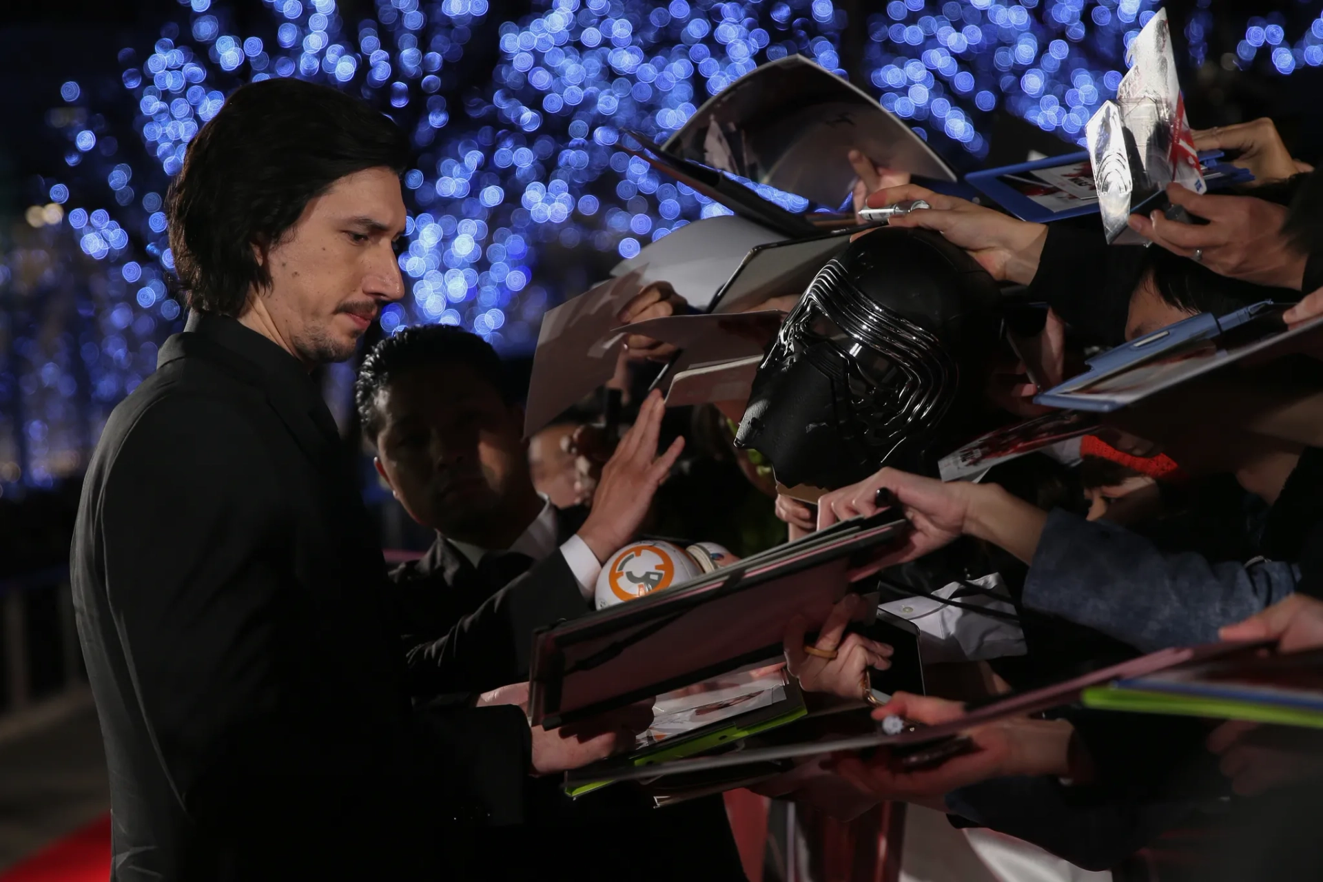 Adam Driver at an event for Star Wars: Episode VIII - The Last Jedi (2017)