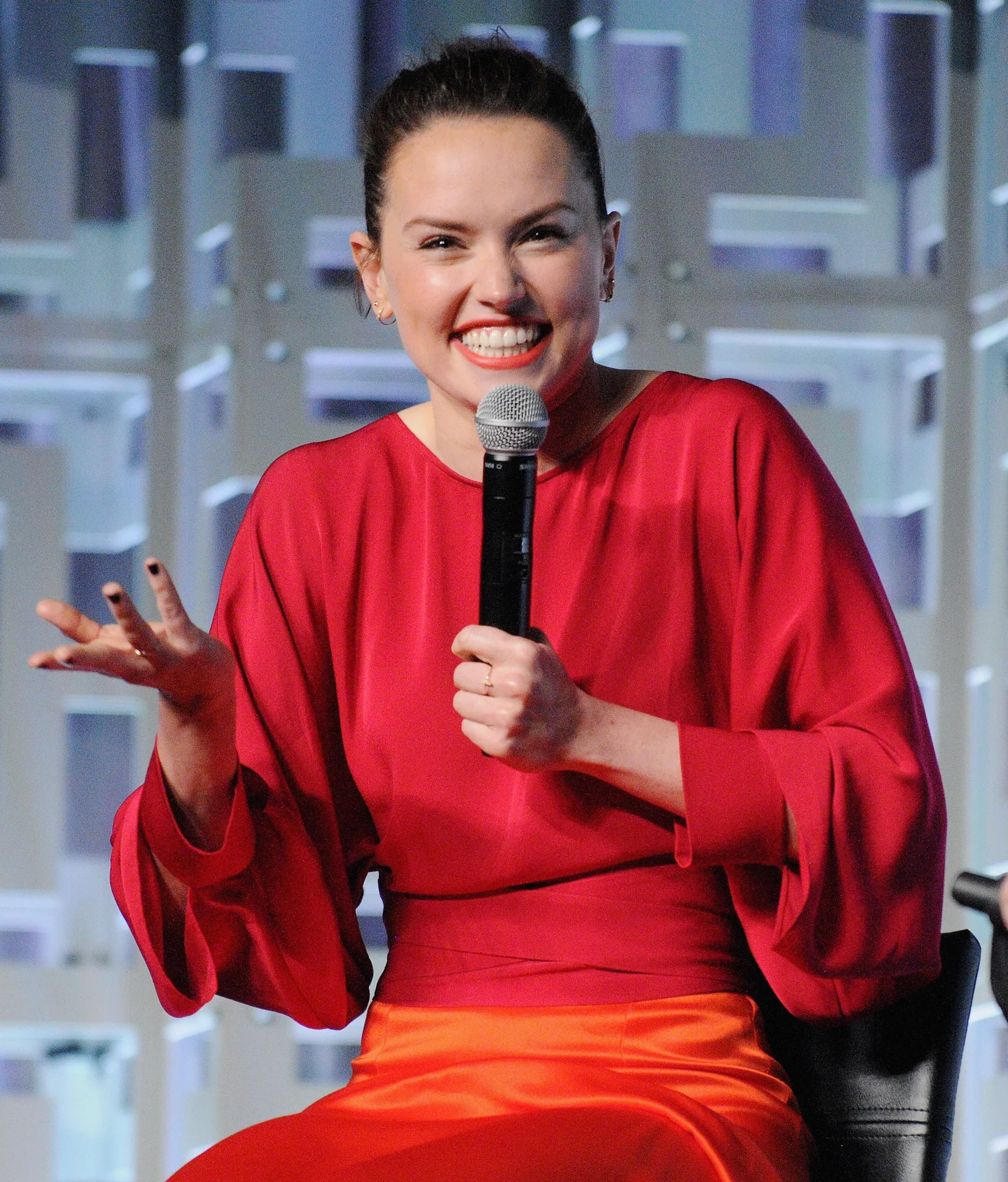 Daisy Ridley at an event for Star Wars: Episode VIII - The Last Jedi (2017)