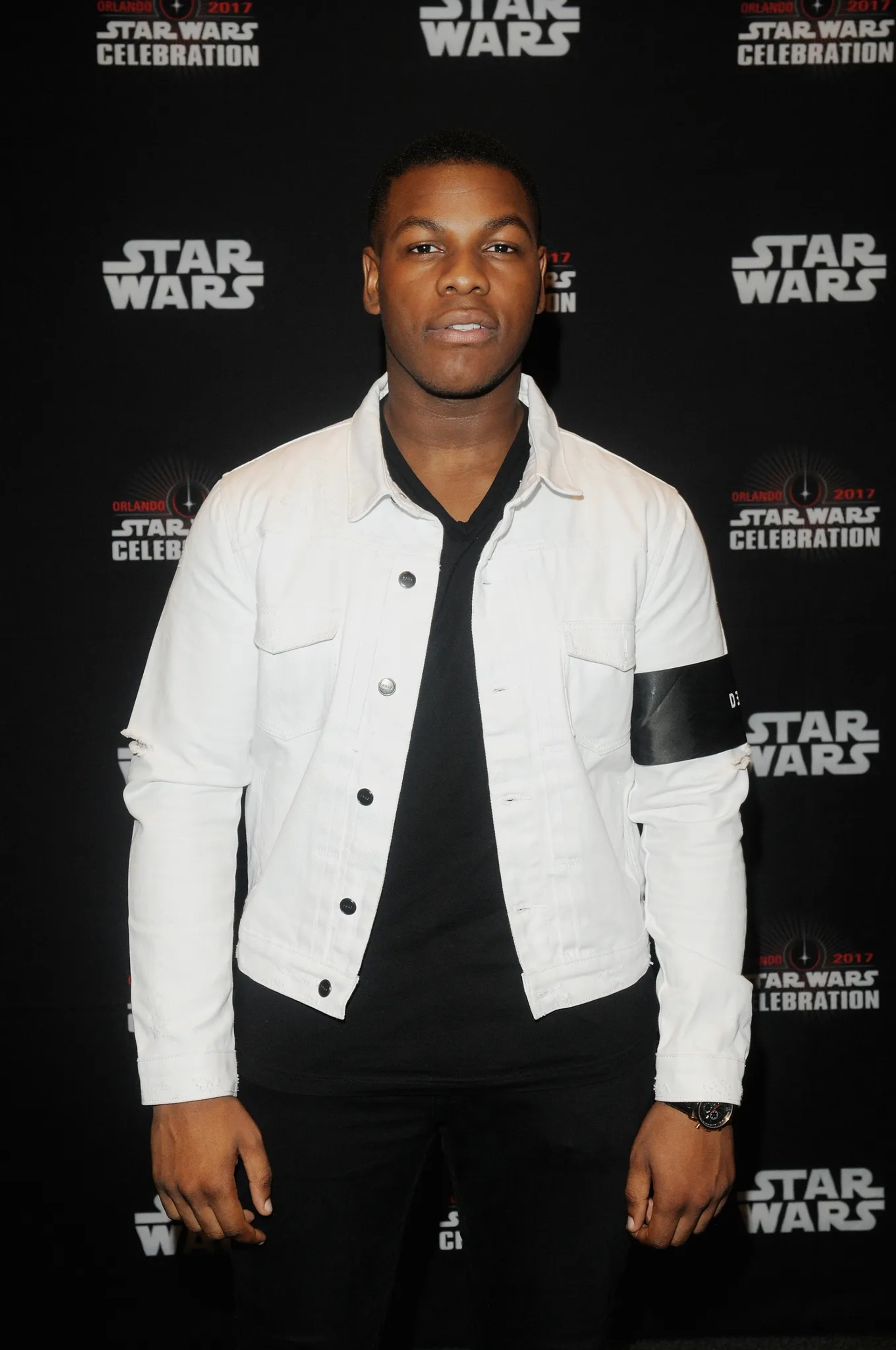 John Boyega at an event for Star Wars: Episode VIII - The Last Jedi (2017)