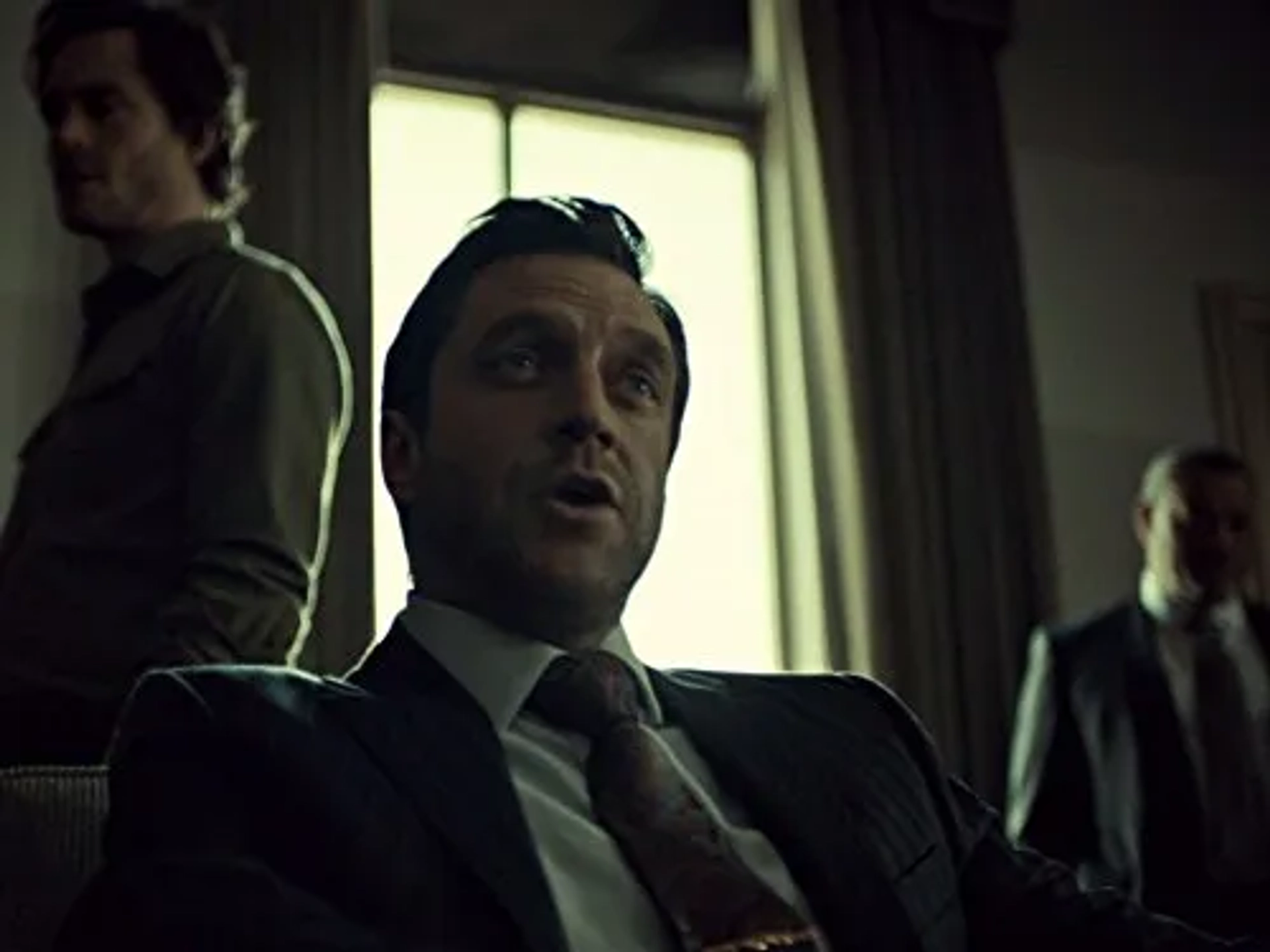 Laurence Fishburne, Hugh Dancy, and Raúl Esparza in Hannibal (2013)