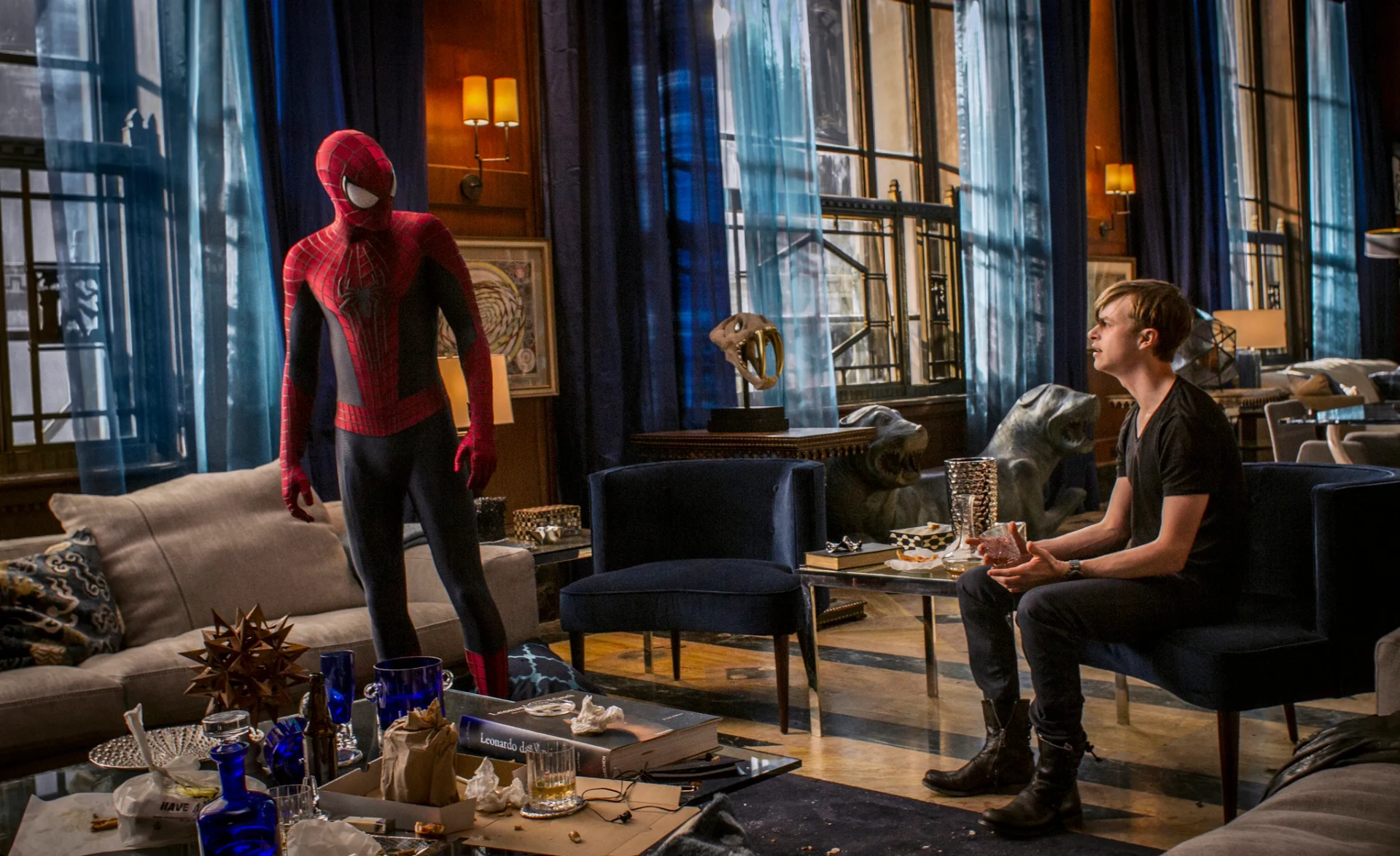 Andrew Garfield and Dane DeHaan in The Amazing Spider-Man 2 (2014)