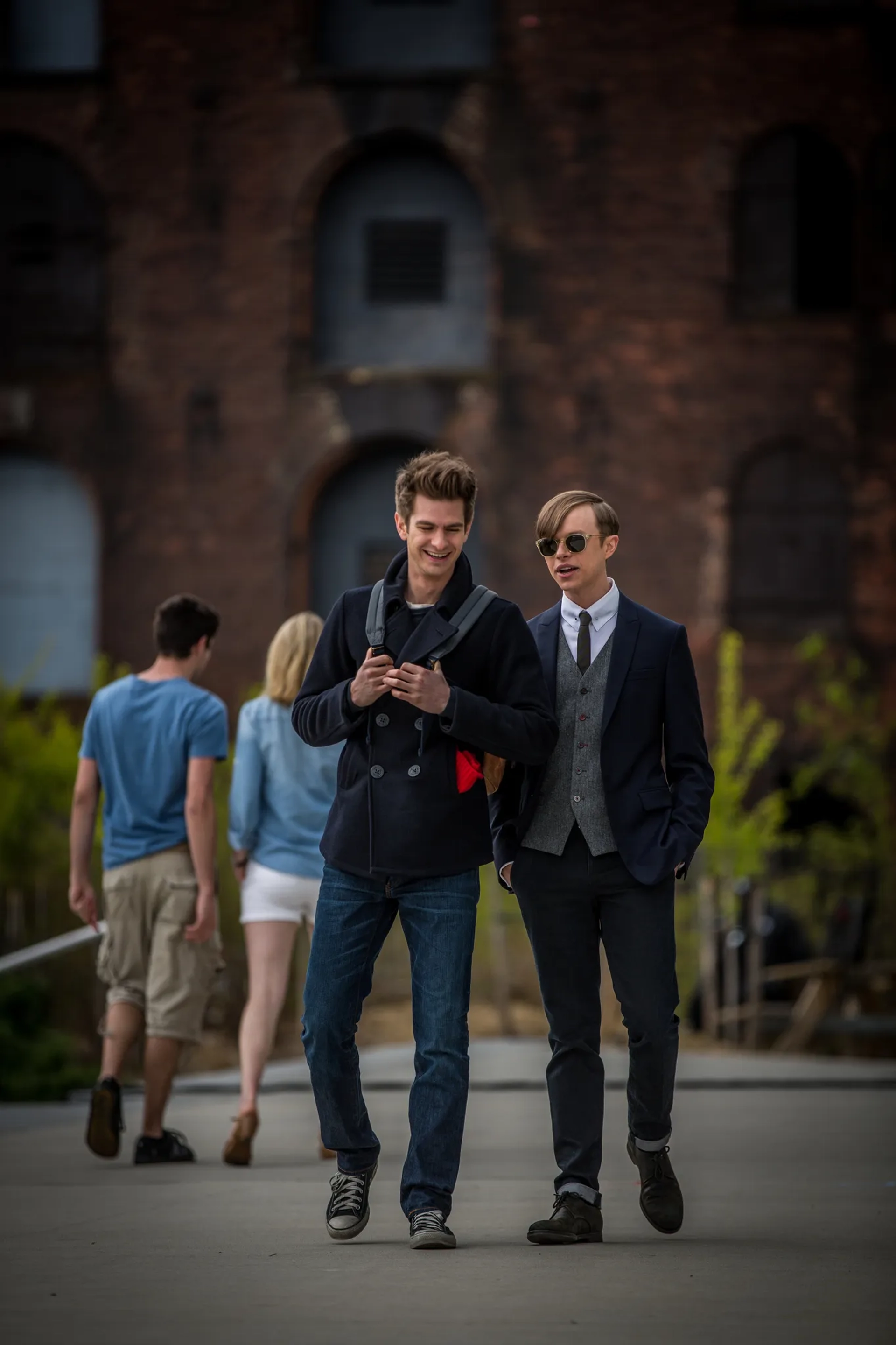 Andrew Garfield and Dane DeHaan in The Amazing Spider-Man 2 (2014)