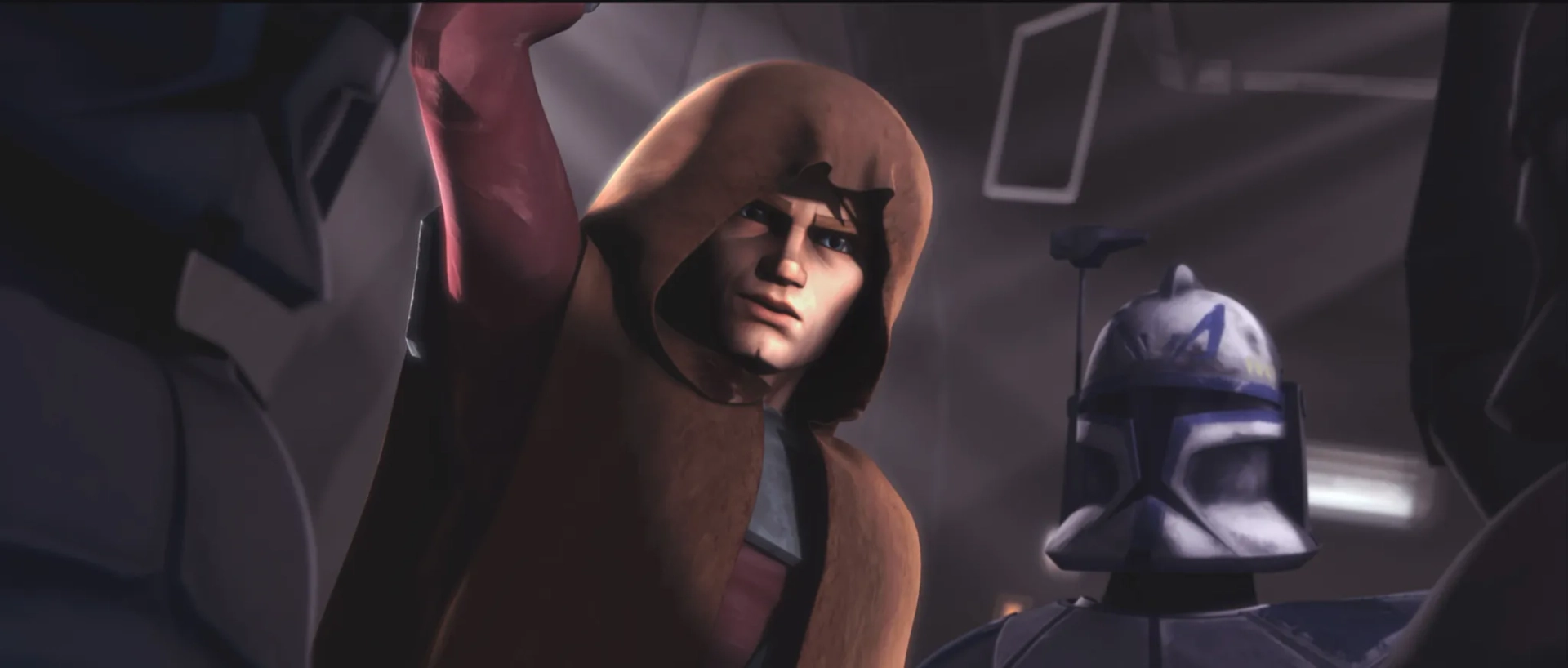 Dee Bradley Baker and Matt Lanter in Star Wars: The Clone Wars (2008)