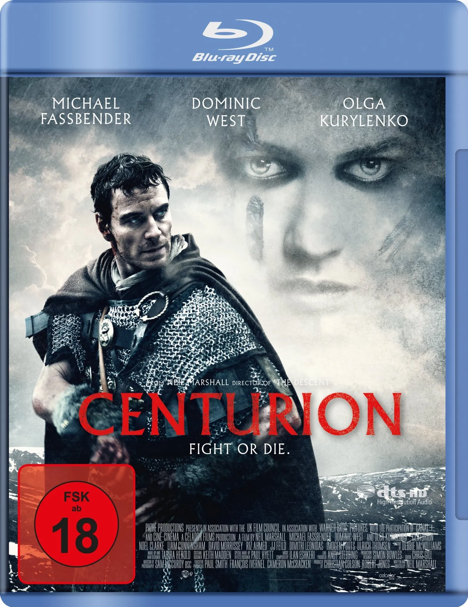 Michael Fassbender and Olga Kurylenko in Centurion (2010)