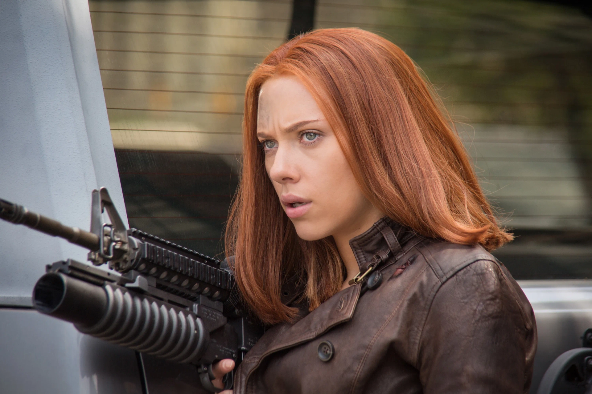 Scarlett Johansson in Captain America: The Winter Soldier (2014)